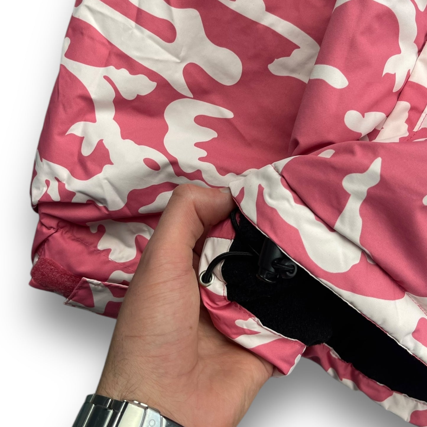 2000's Airwalk Pink Camo Goggle Jacket (S/M)