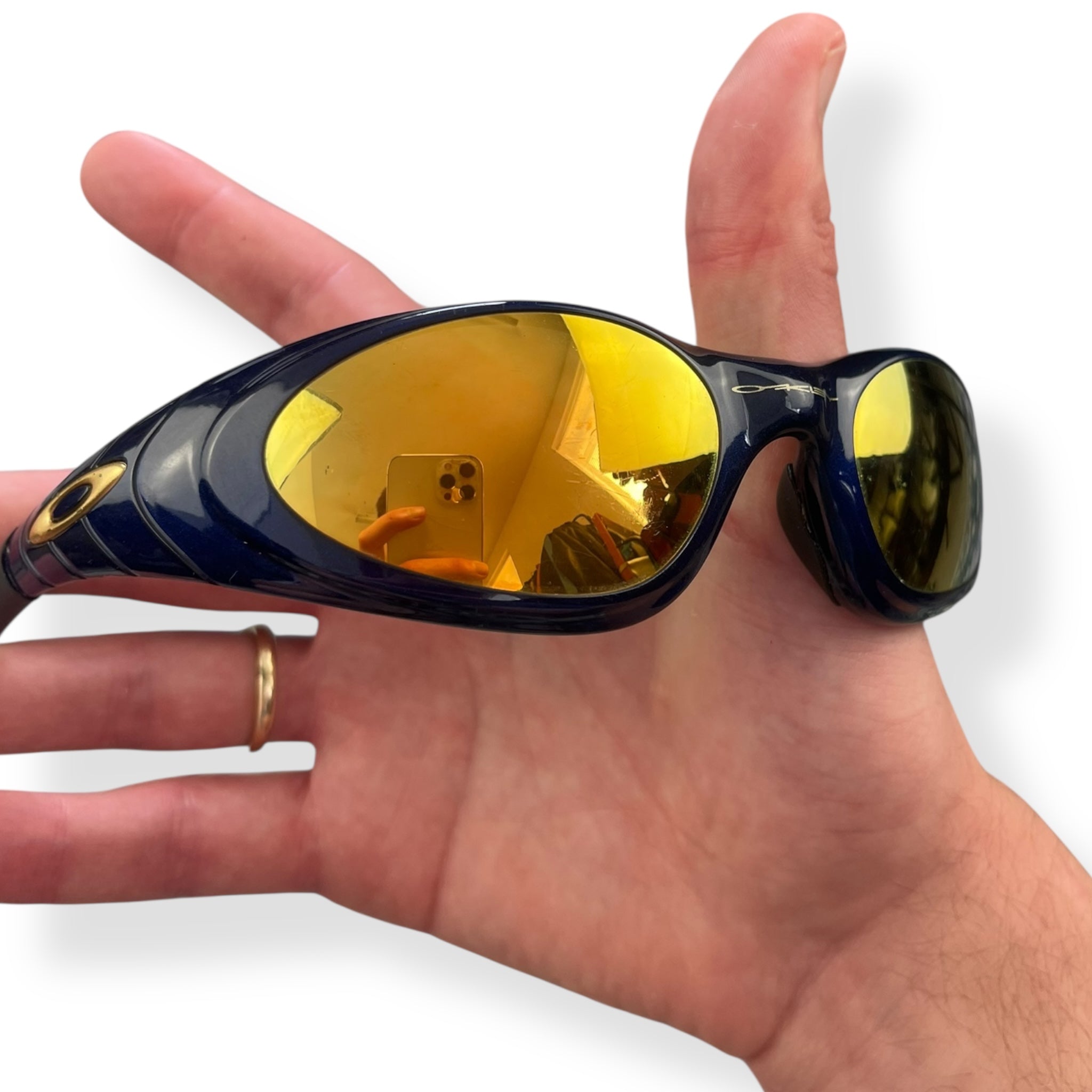 Oakley Eye Jacket 2.0 Midnight/24k Gold Iridium Sunglasses