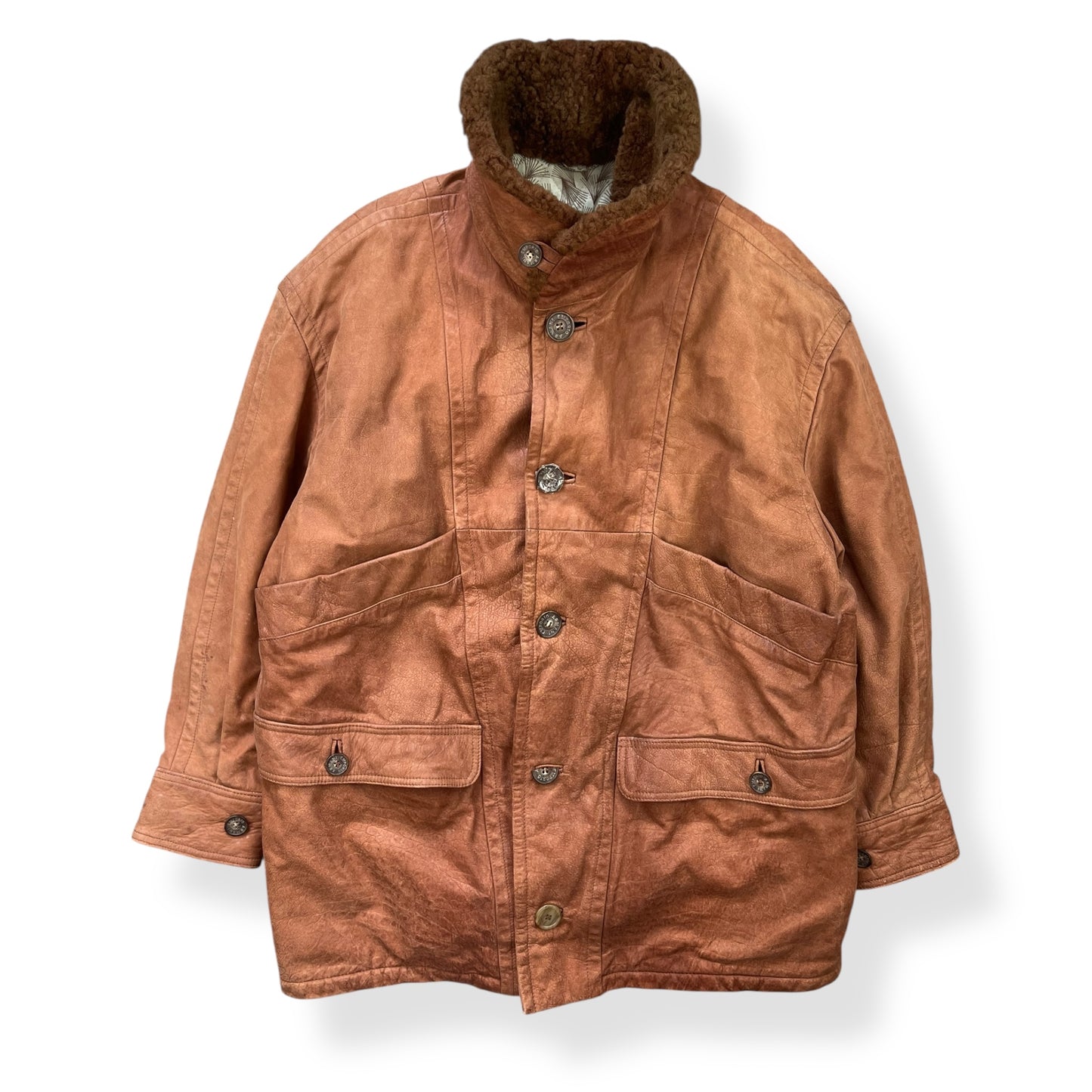 1980's Emporio Armani Leather Flight Jacket (L/XL)