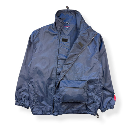 2000's Tommy Jeans Dual Zip Cargo Pocket Jacket (L)