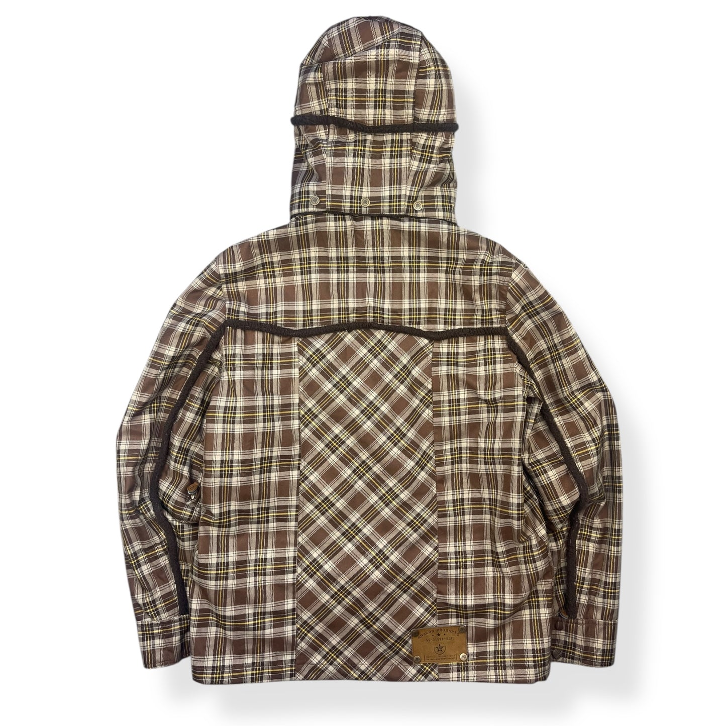 2000's Analog Plaid Trapper Hood Jacket (L)