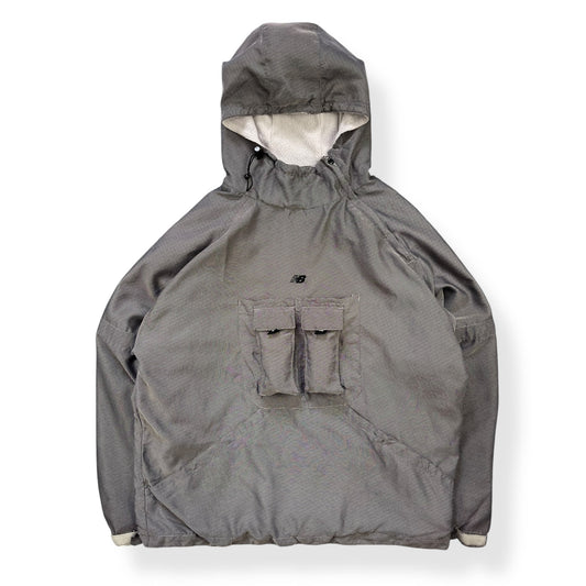 2000's New Balance Iridescent Asymmetric Cargo Pocket Jacket (L)
