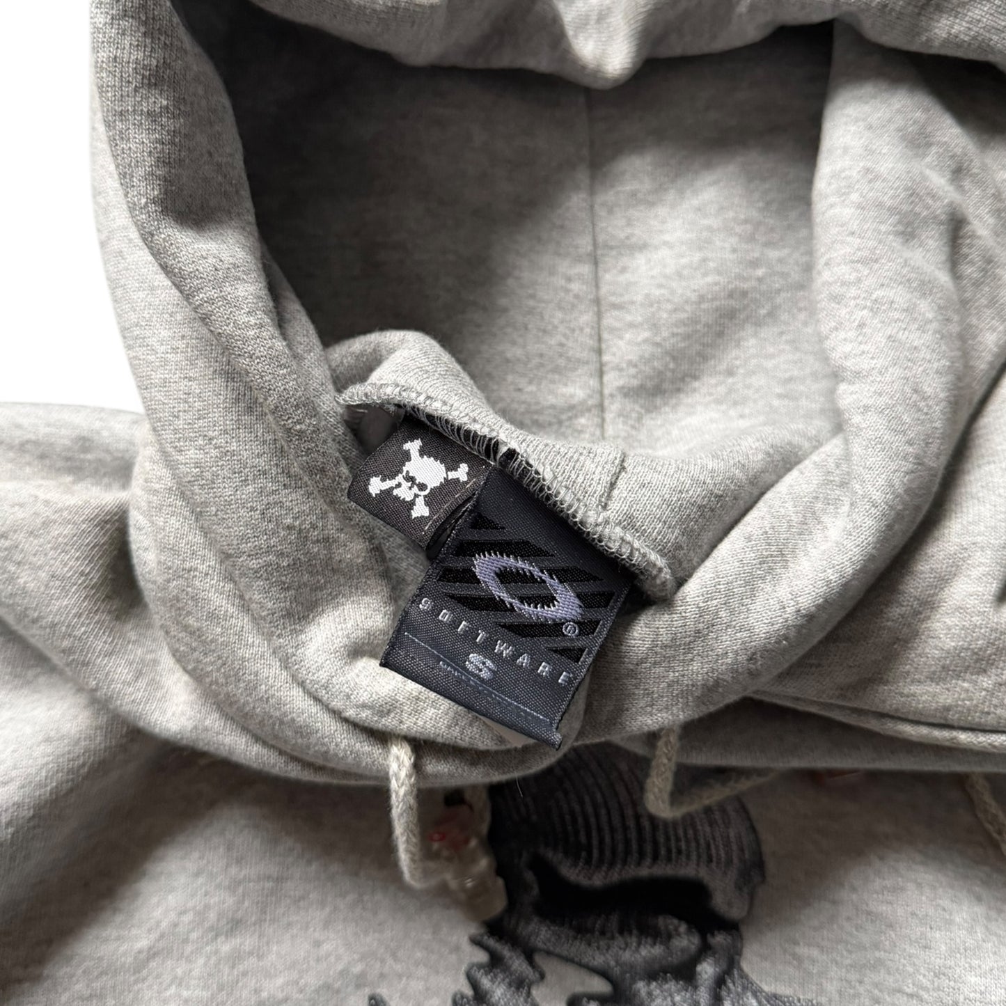 2000's Oakley Software Mesh Skull Hoodie (M)