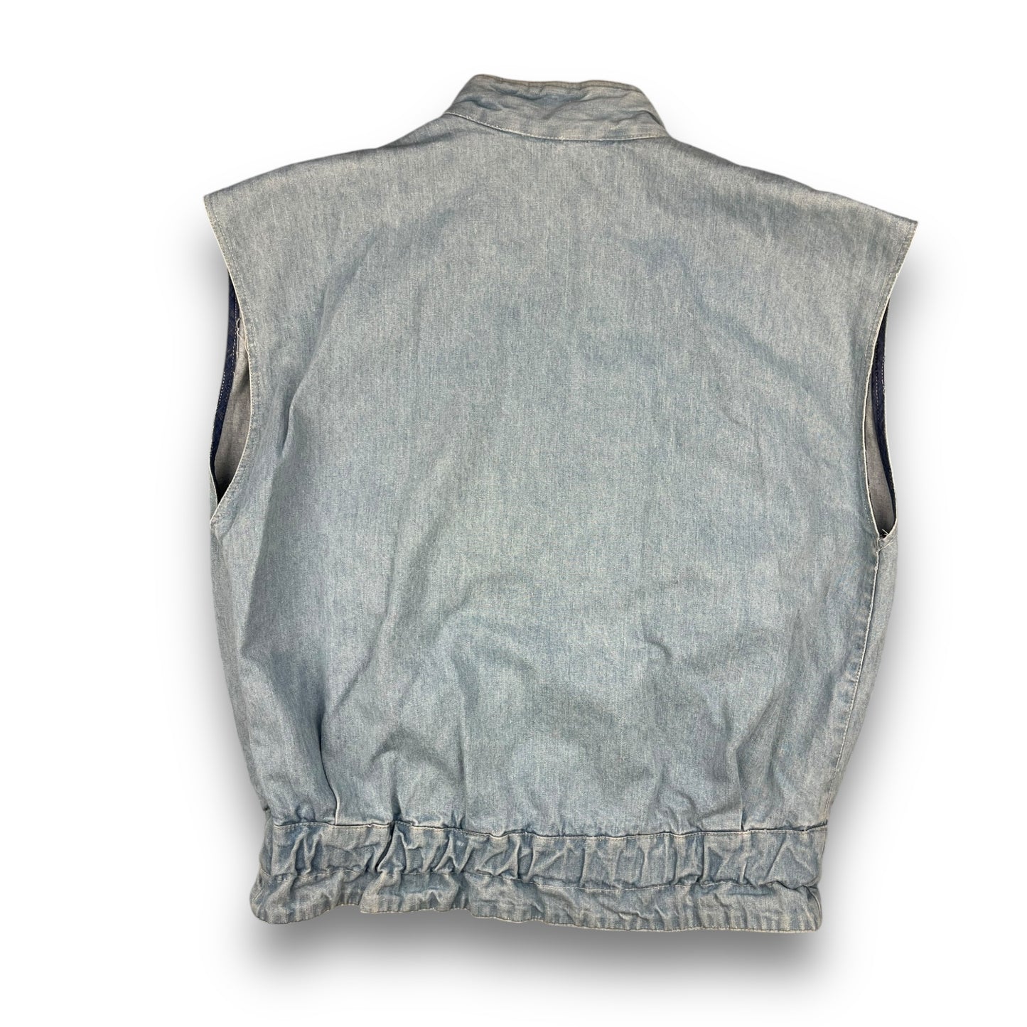 80's Marithe Francois Girbaud Denim Life Preserver Vest (L)
