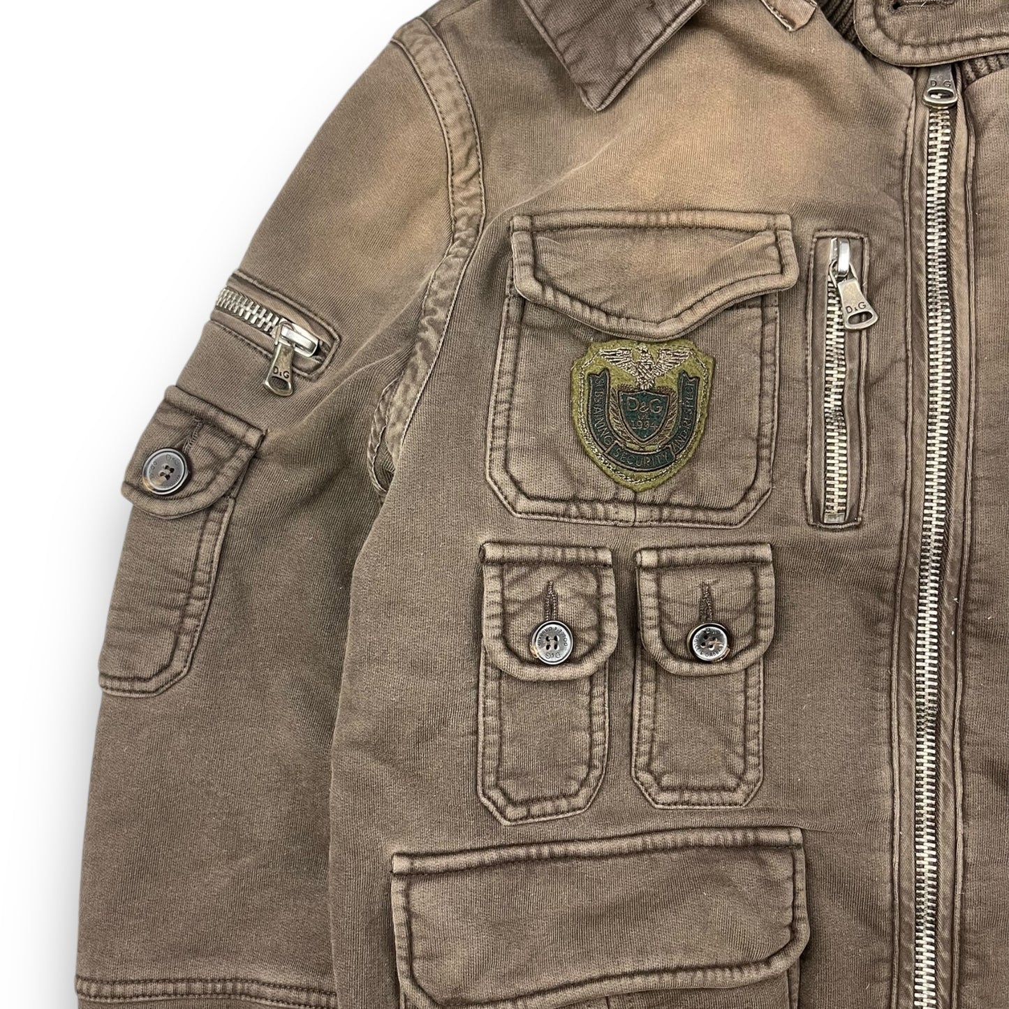 2008 Dolce & Gabbana Rabbit Fur Cargo Jacket (M)