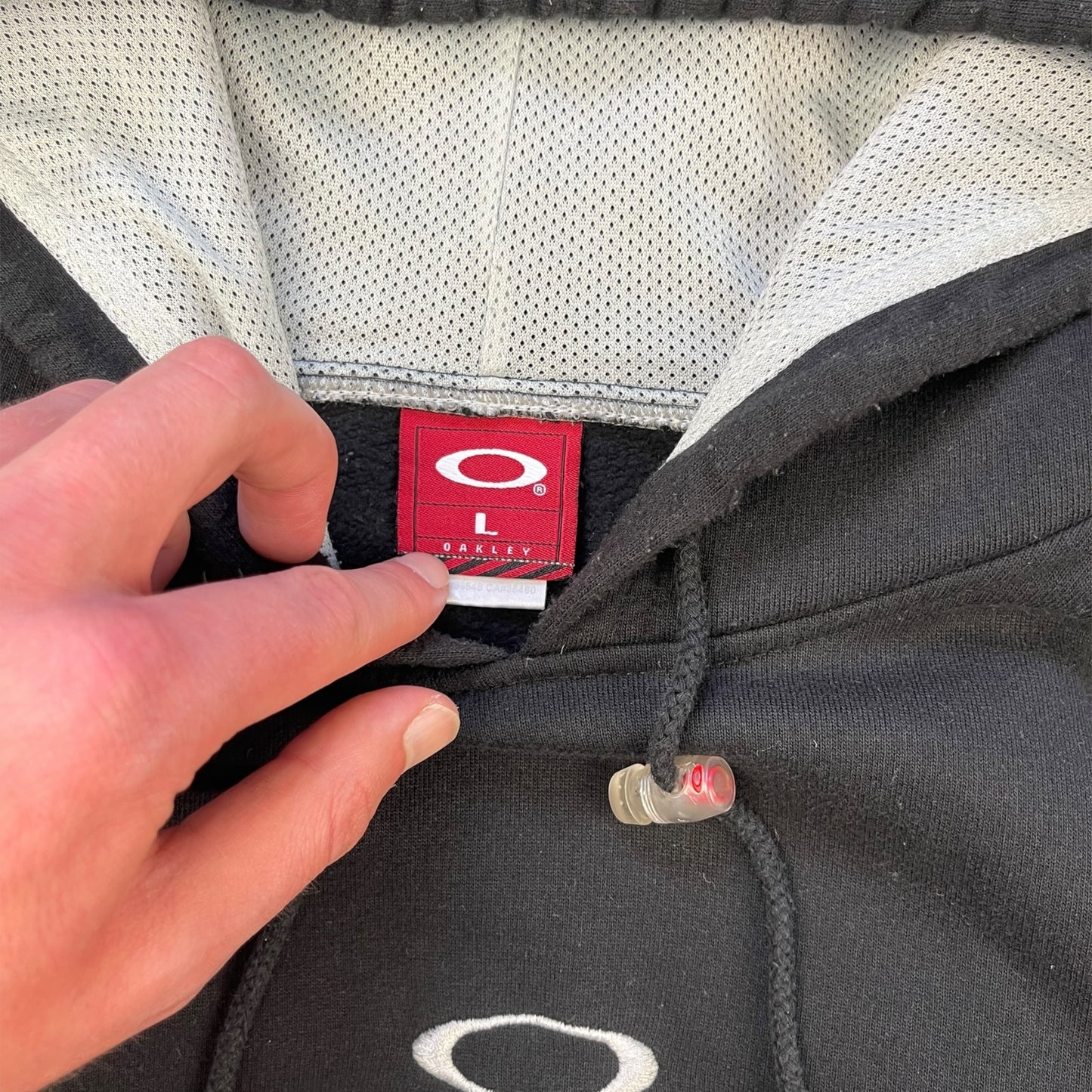 2000's Oakley Centre Logo Hoodie (L)