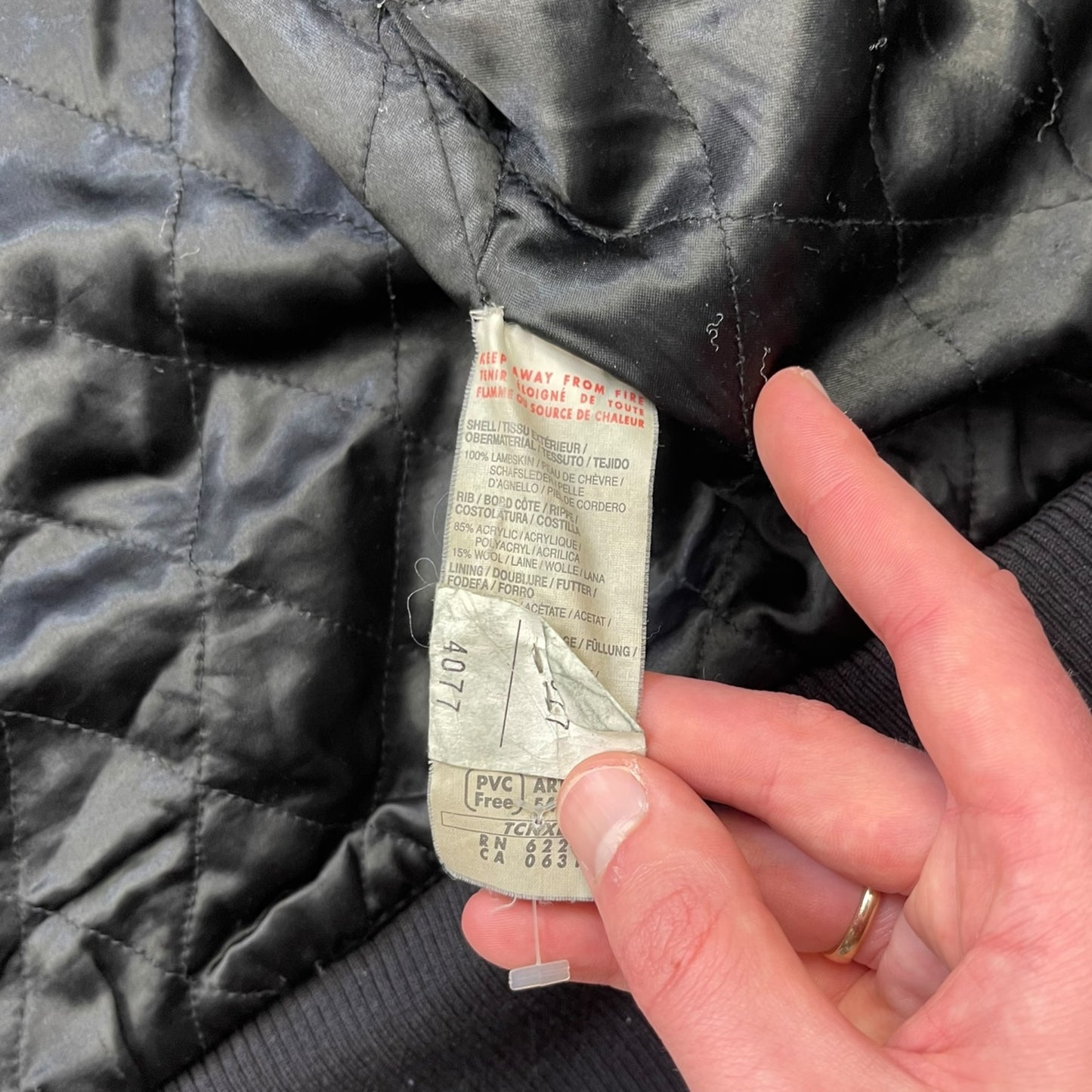 2000's Puma Limited Edition Hooded Lambskin Jacket (L)