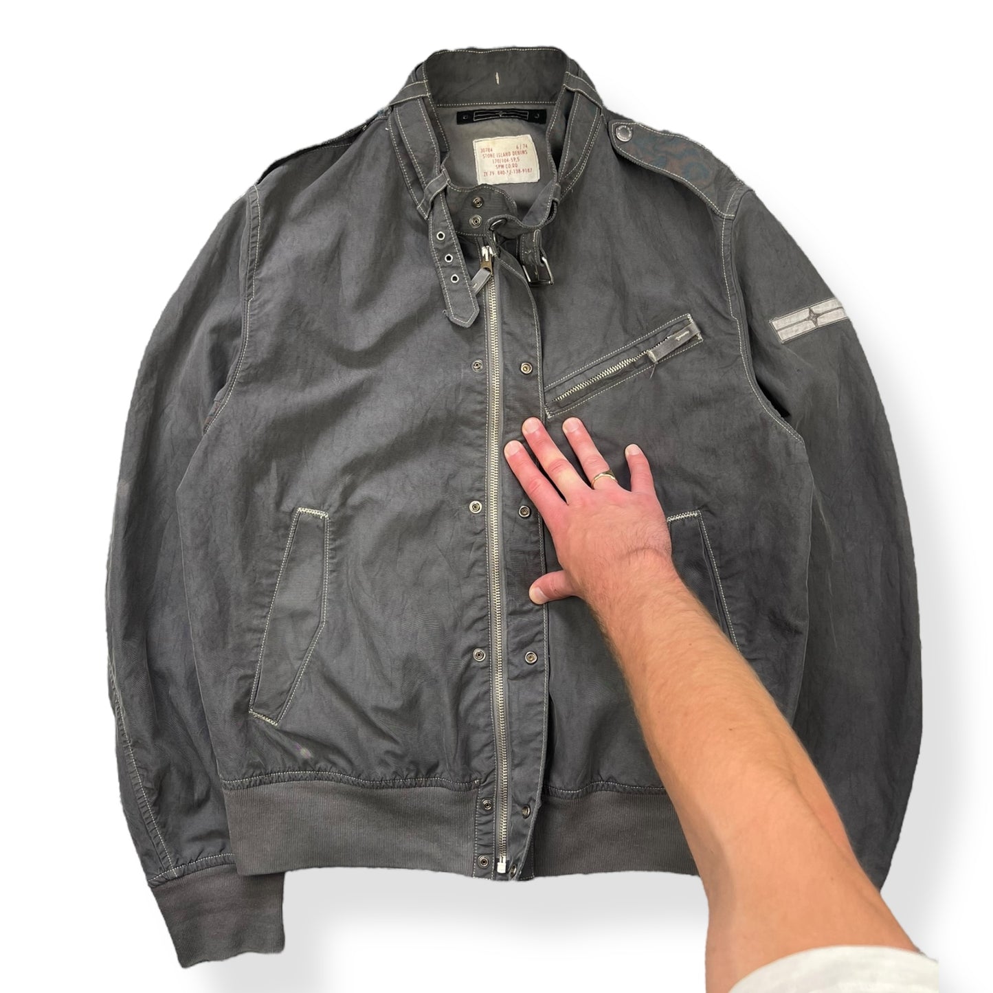 SS2008 Stone Island Denims Flight Jacket (M)