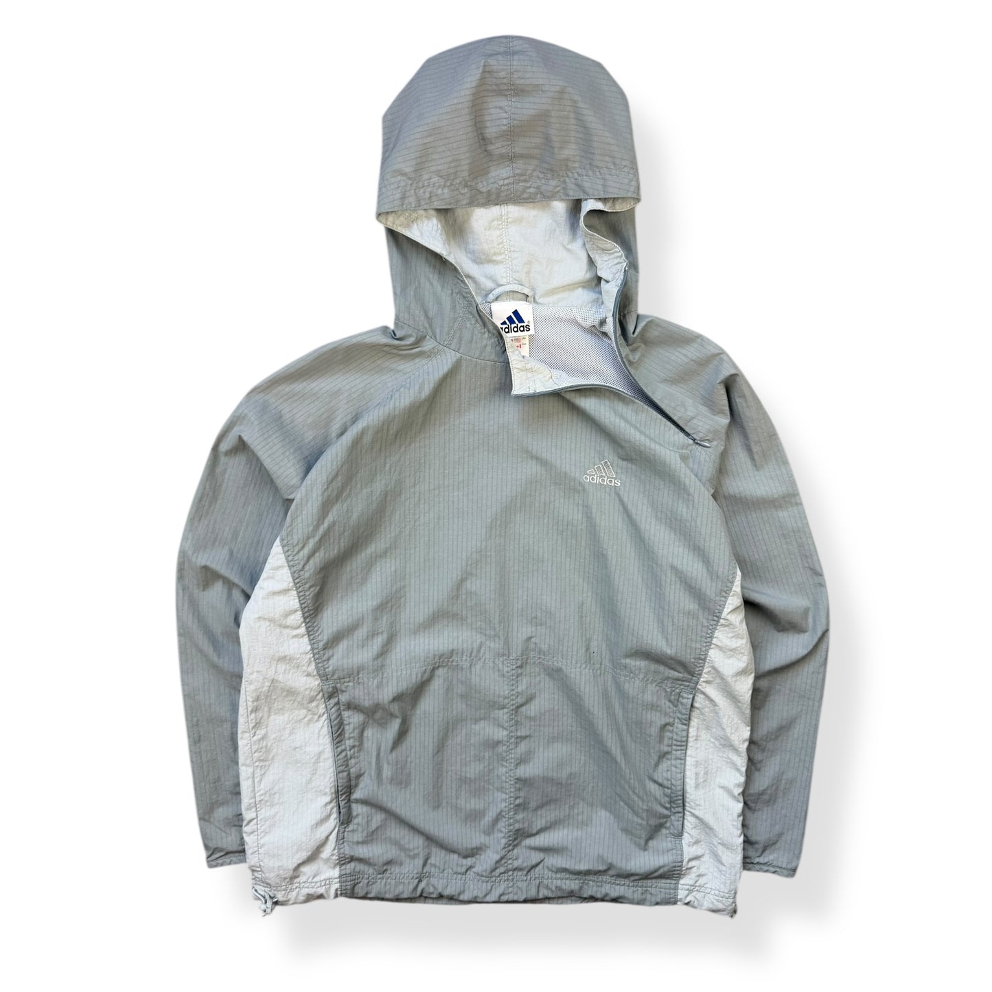 2001 Adidas Asymmetric Microgrid Shoulder Zip Jacket (L)