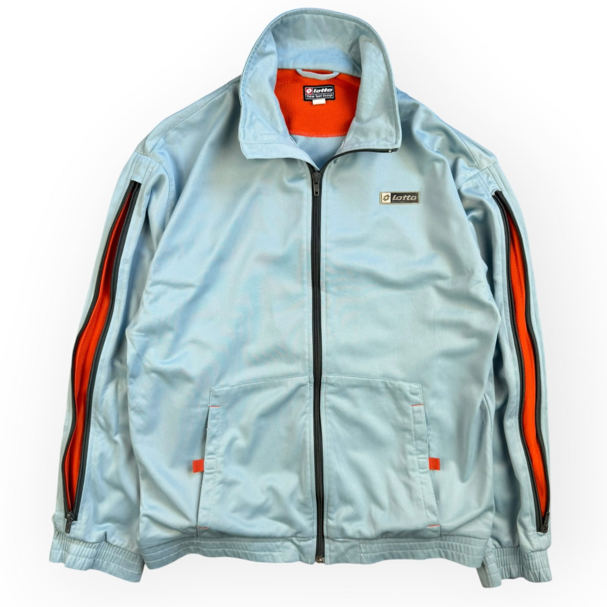 1990's Lotto Expandable Sleeve Track Jacket (S)