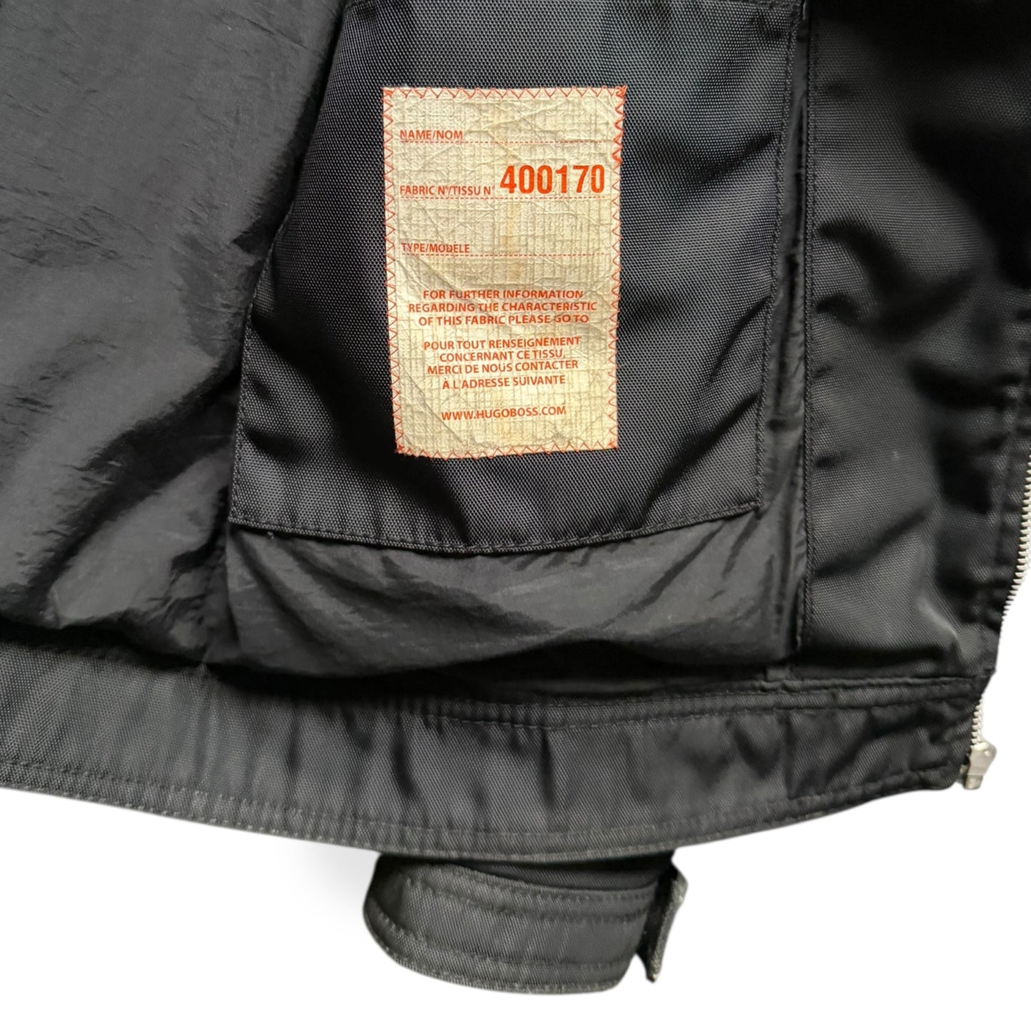 2000's Hugo Boss 'Orange' Elbow Stitch Biker (M)