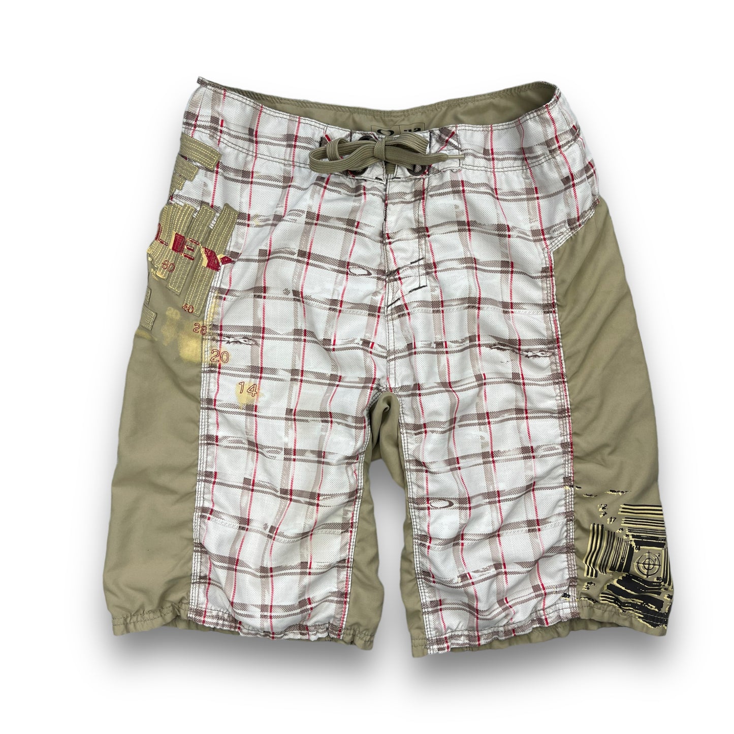 2000's Oakley Plaid Board Shorts (32)