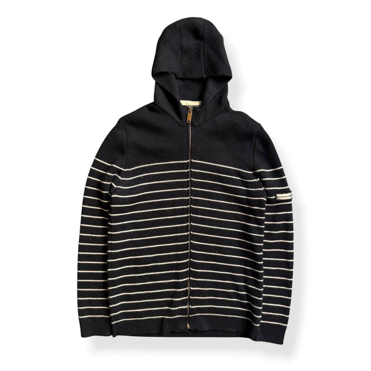 AW2007 Stone Island Denims Striped Knit Jumper (M)