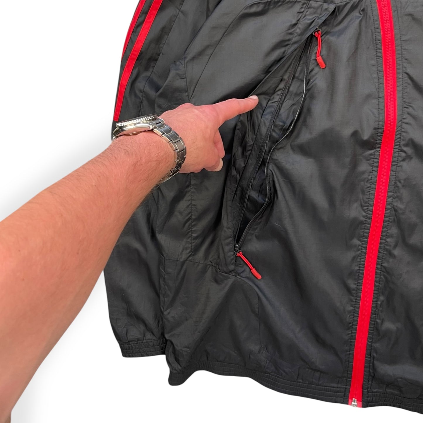 Adidas Asymmetric Climaproof Lightweight Jacket (L)