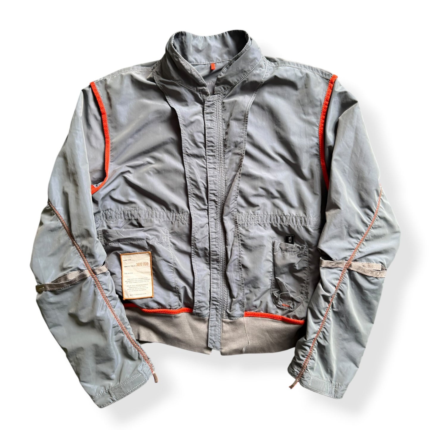 2000's Hugo Boss 'Orange' Iridescent Nylon Bomber (M)