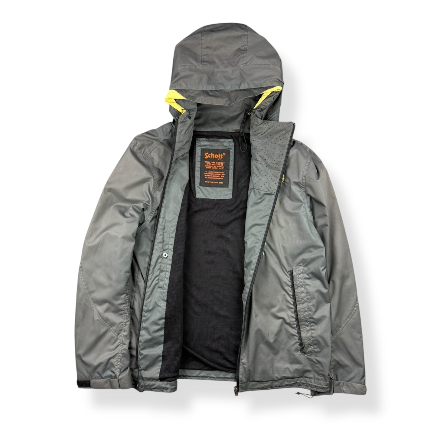 2000's Schott Asymmetric Zip Jacket (L)