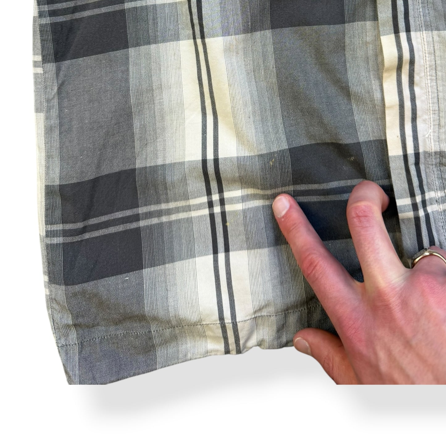 2000's Diesel Plaid 3D Pocket Shirt (M)