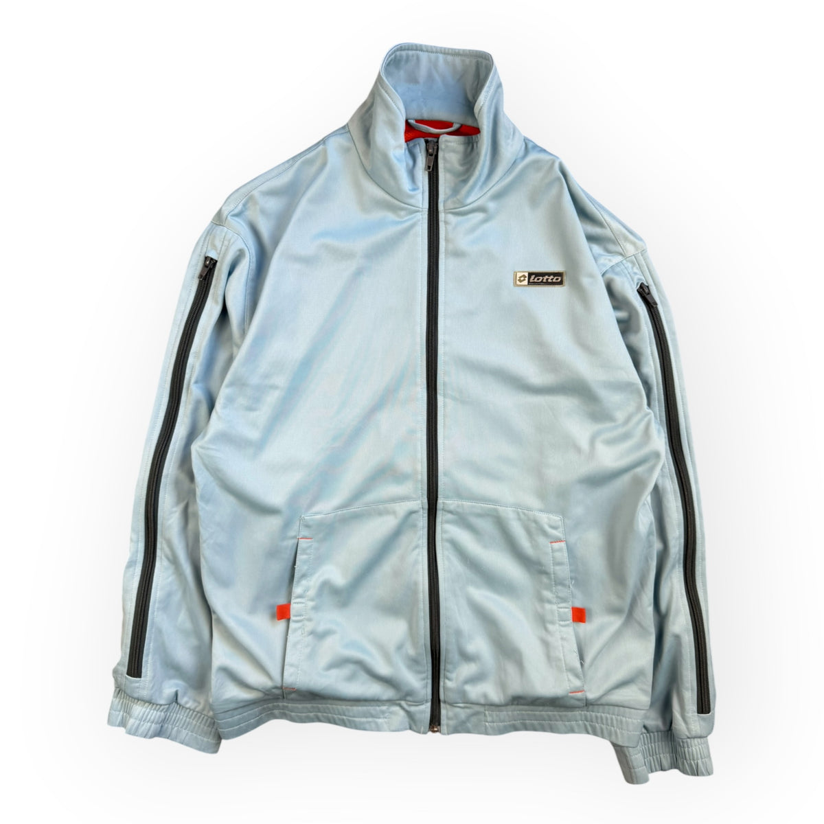 1990's Lotto Expandable Sleeve Track Jacket (S)