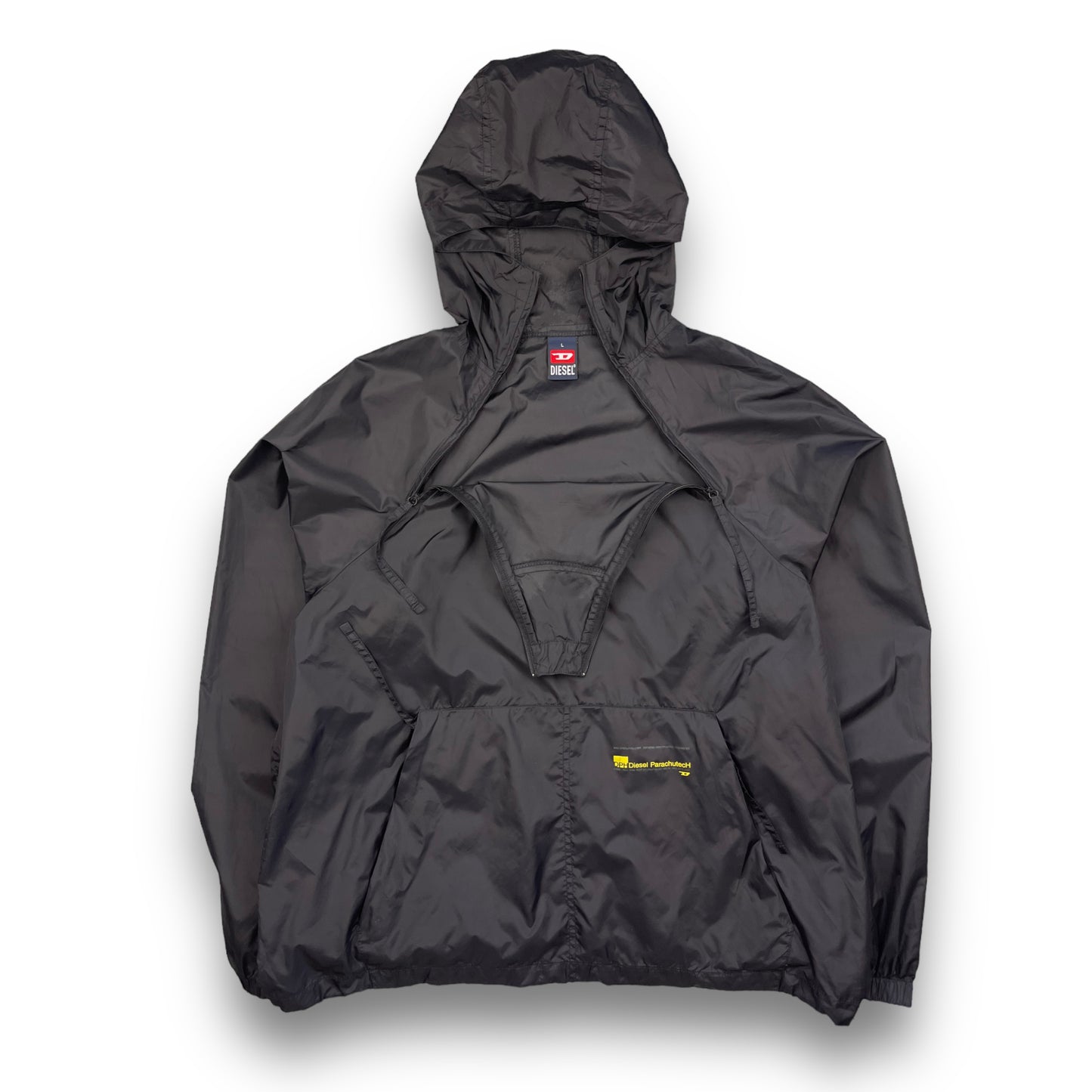 2000's Diesel Dual Zip 'Parachutech' Jacket (L)