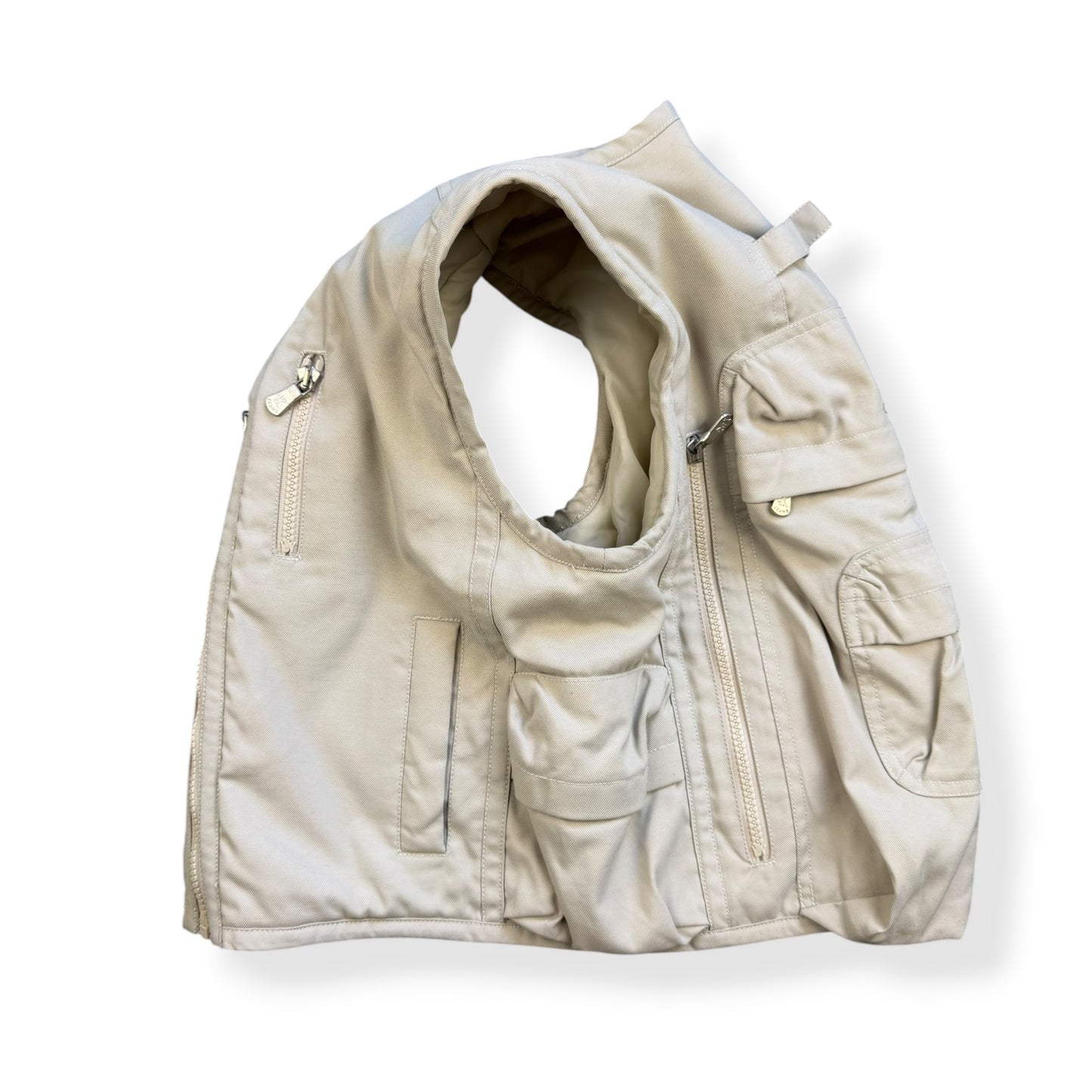 2000's Calvin Klein Integrated Backpack Cargo Jacket (XS)