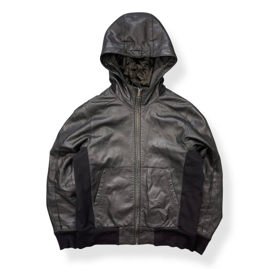 2000's Puma Limited Edition Hooded Lambskin Jacket (L)