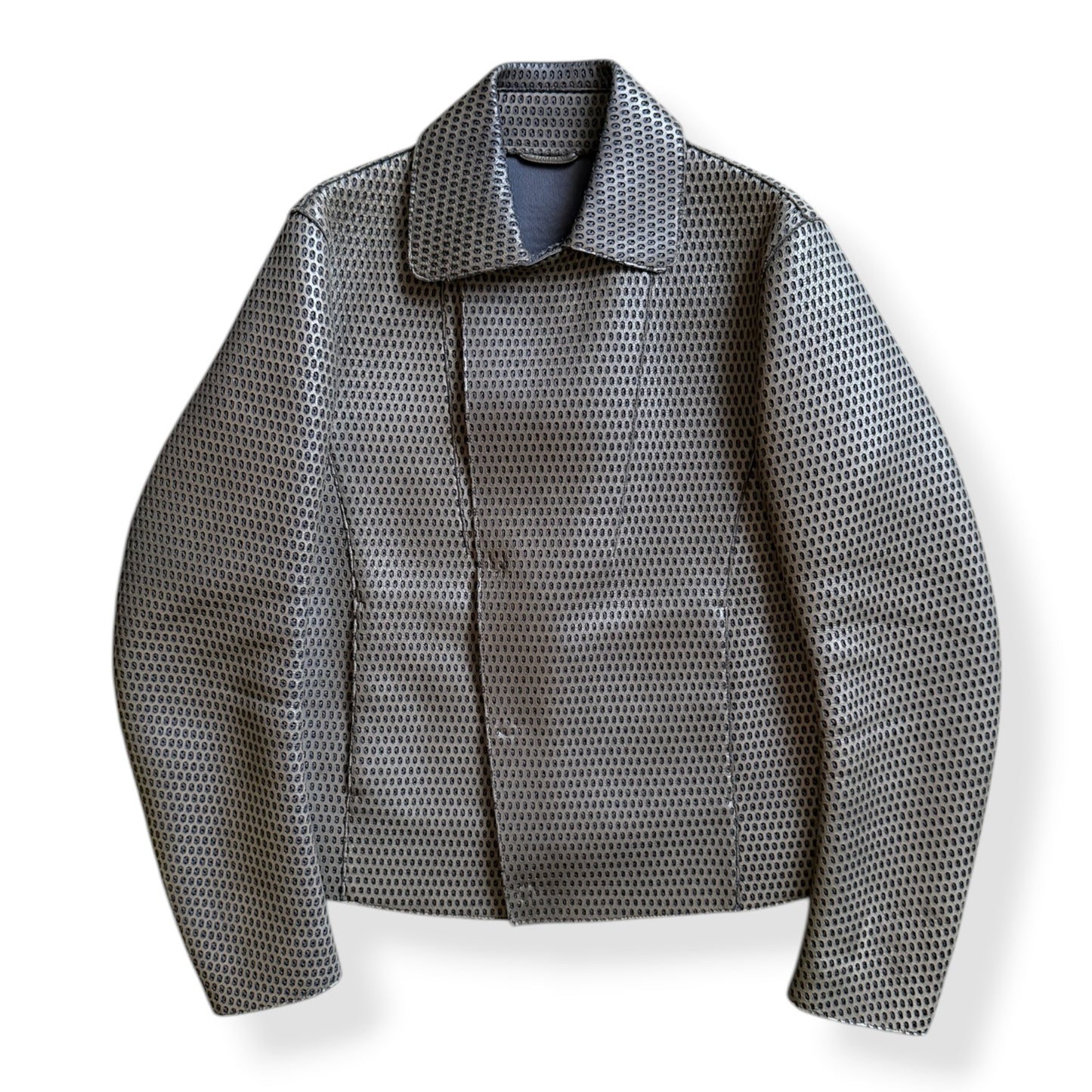 FW2013 Emporio Armani Perforated Leather Jacket (M)