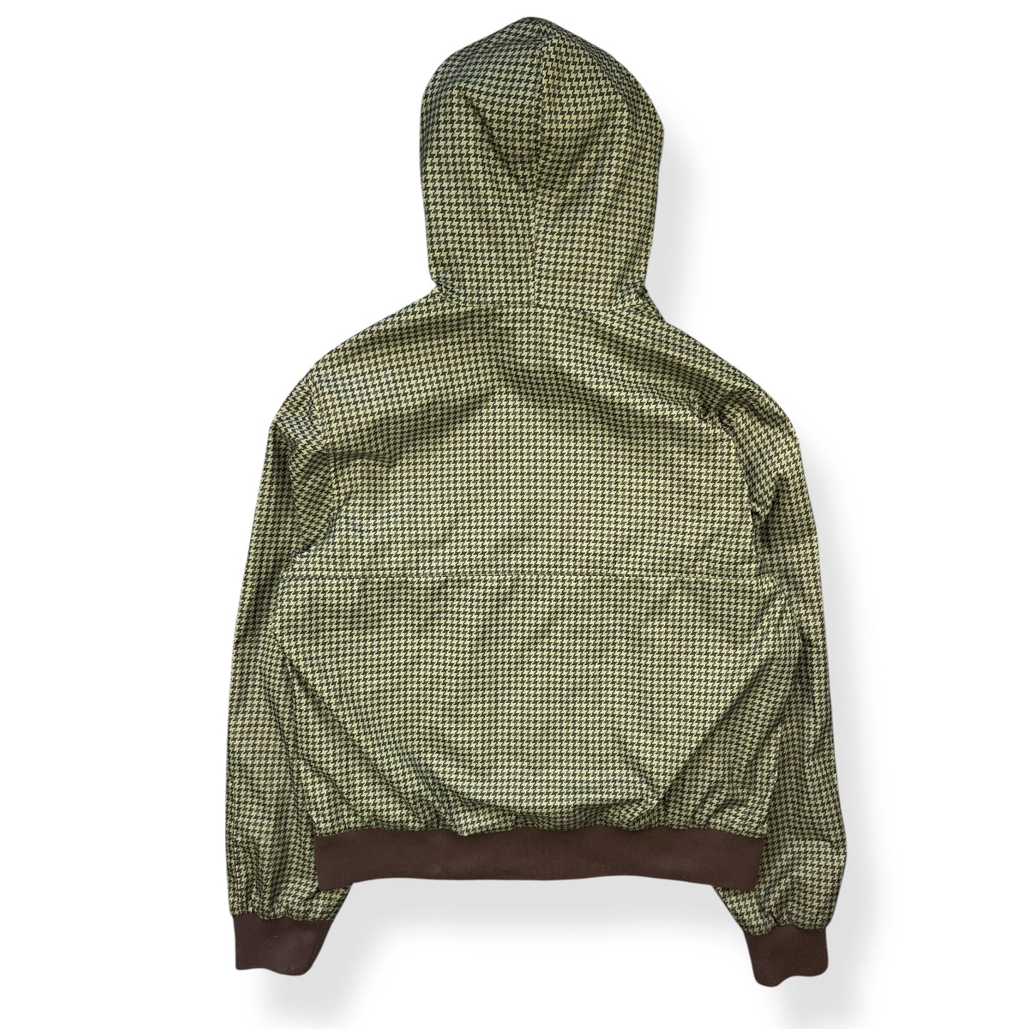 2000's Puma Houndstooth Hooded Jacket (L)