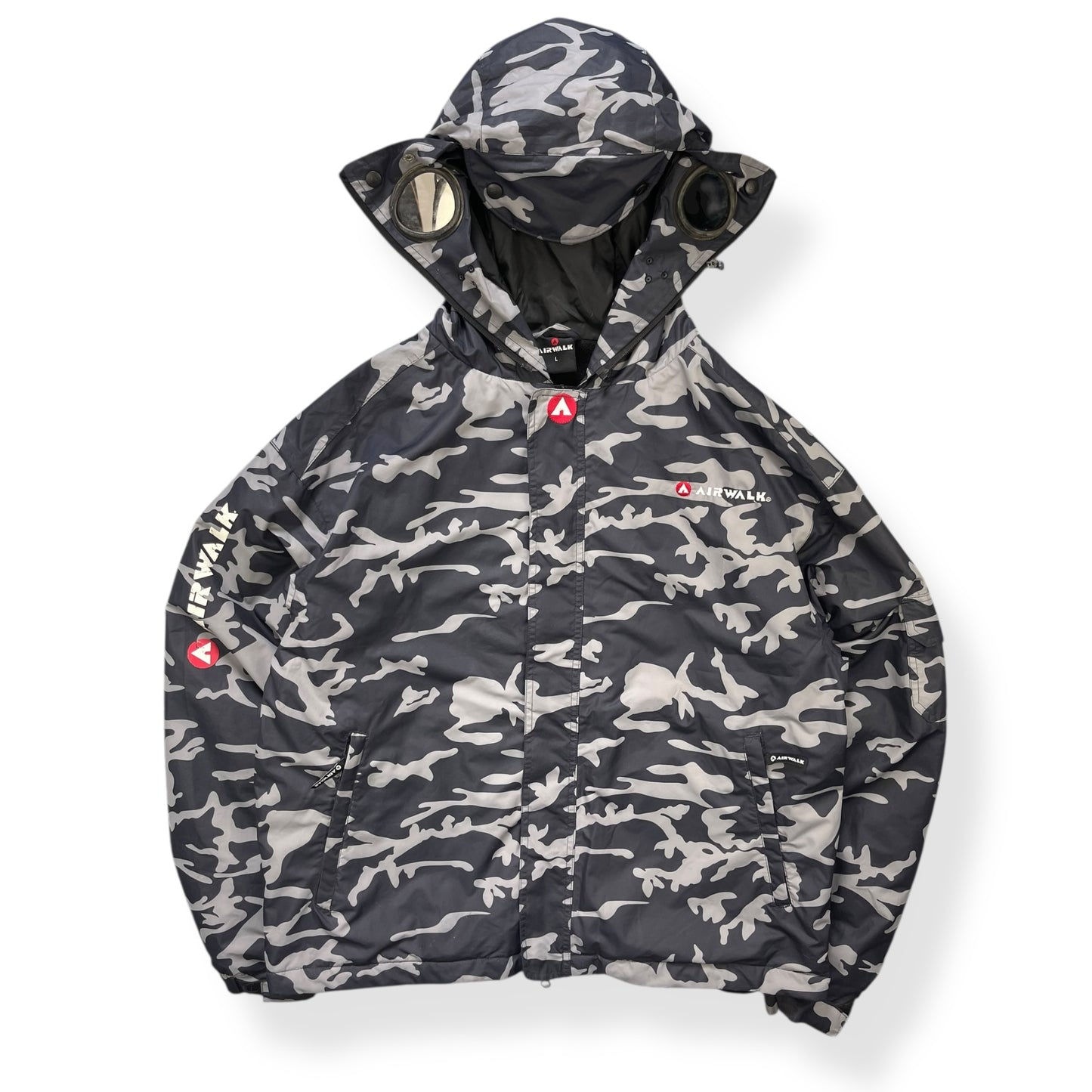 2000's Airwalk Camo Goggle Jacket (L)