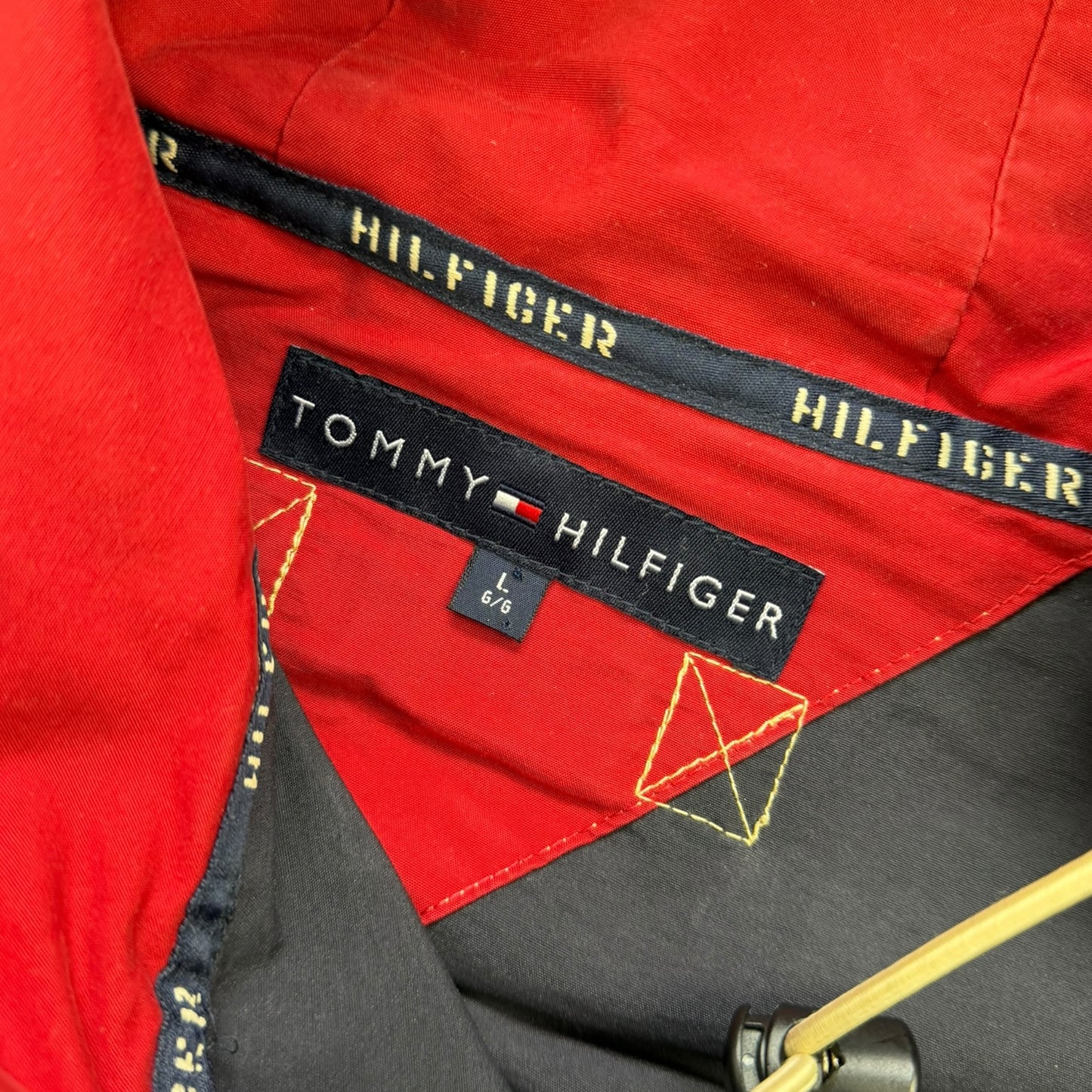 2000's Tommy Hilfiger Asymmetric Cargo Pocket Jacket (L)
