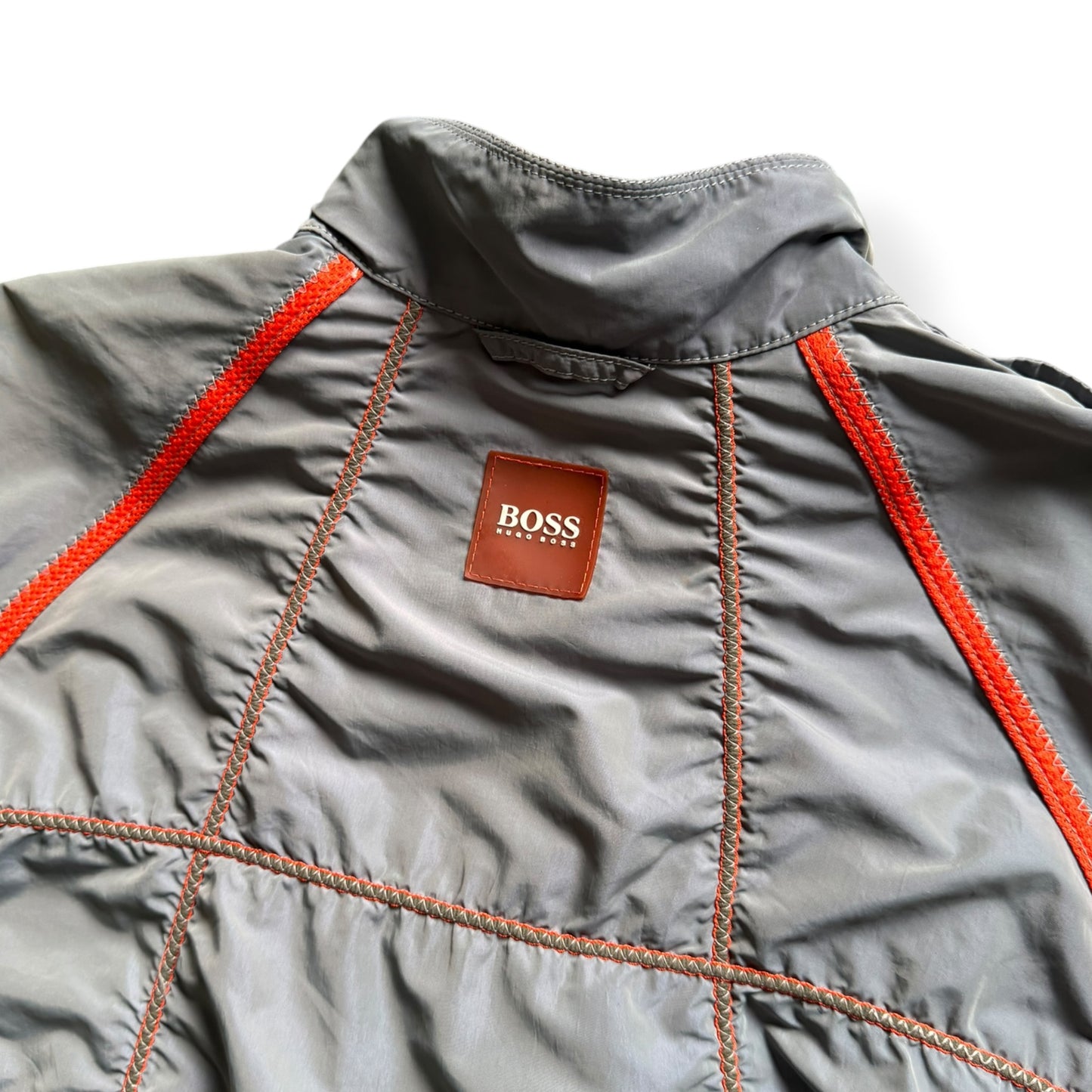 2000's Hugo Boss 'Orange' Iridescent Nylon Bomber (M)
