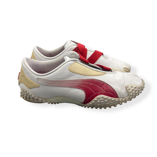 2000's Puma Mostro Leather Fade White/Red (UK10)