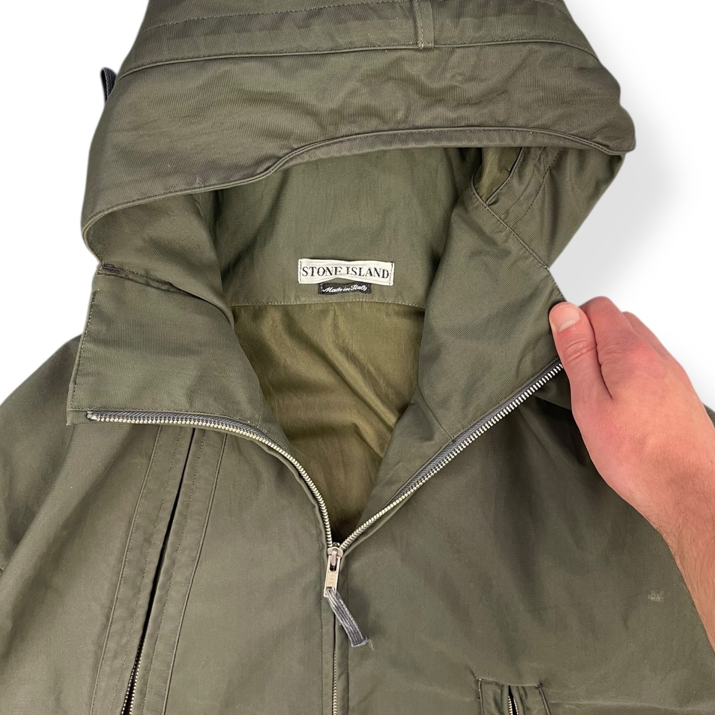 SS2000 Stone Island Nylam Dual Zip Jacket (XL)