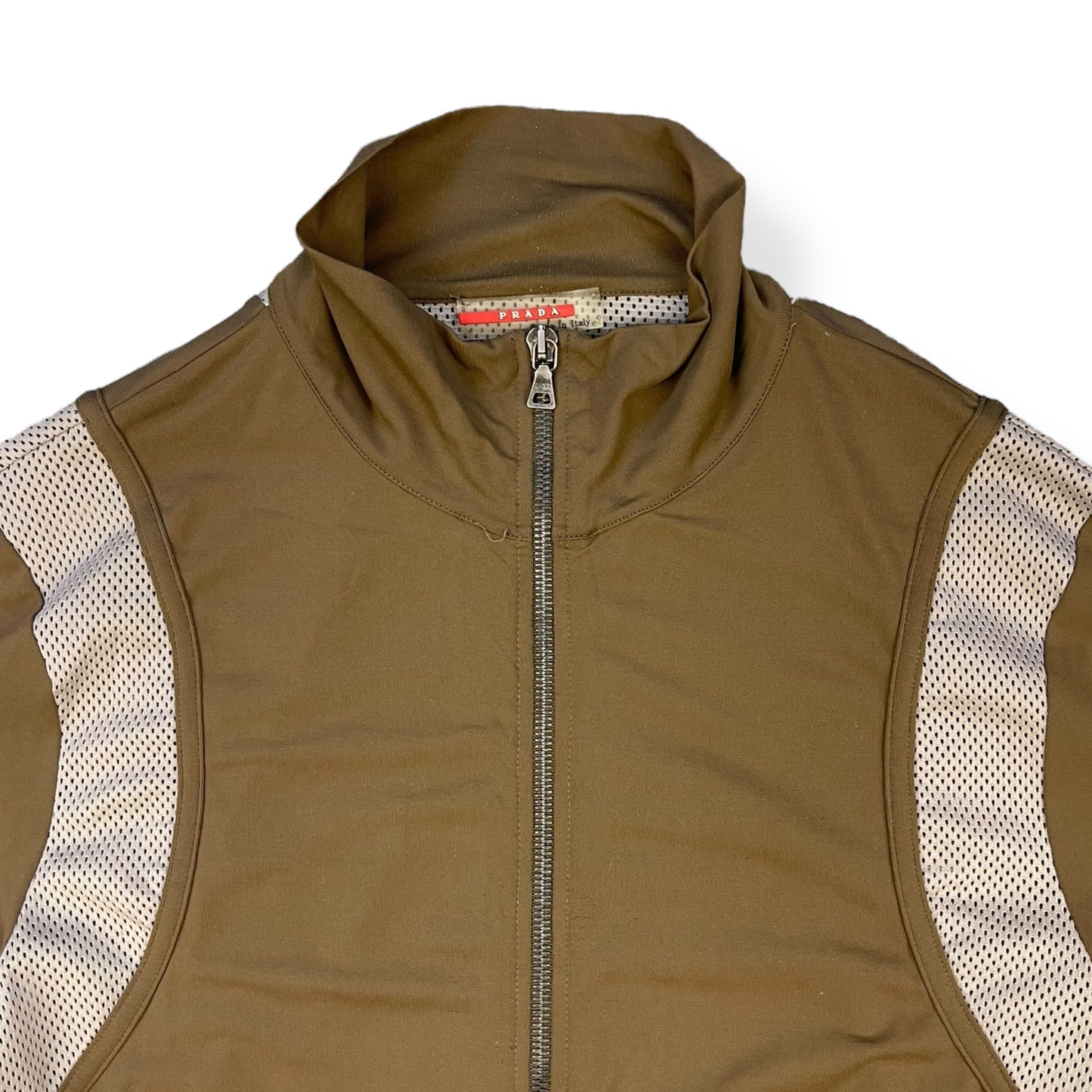 2000's Prada Sport Mesh Panelled Track Jacket (L)