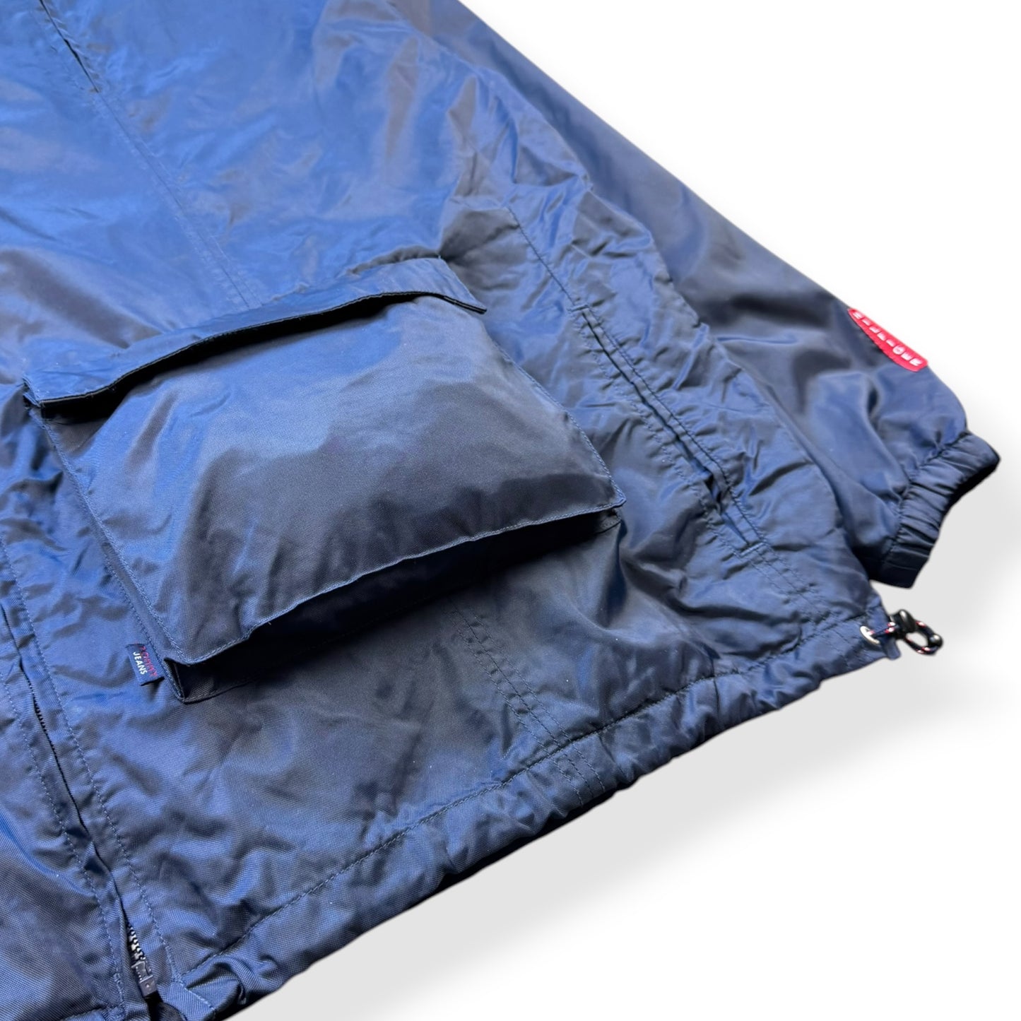 2000's Tommy Jeans Dual Zip Cargo Pocket Jacket (L)