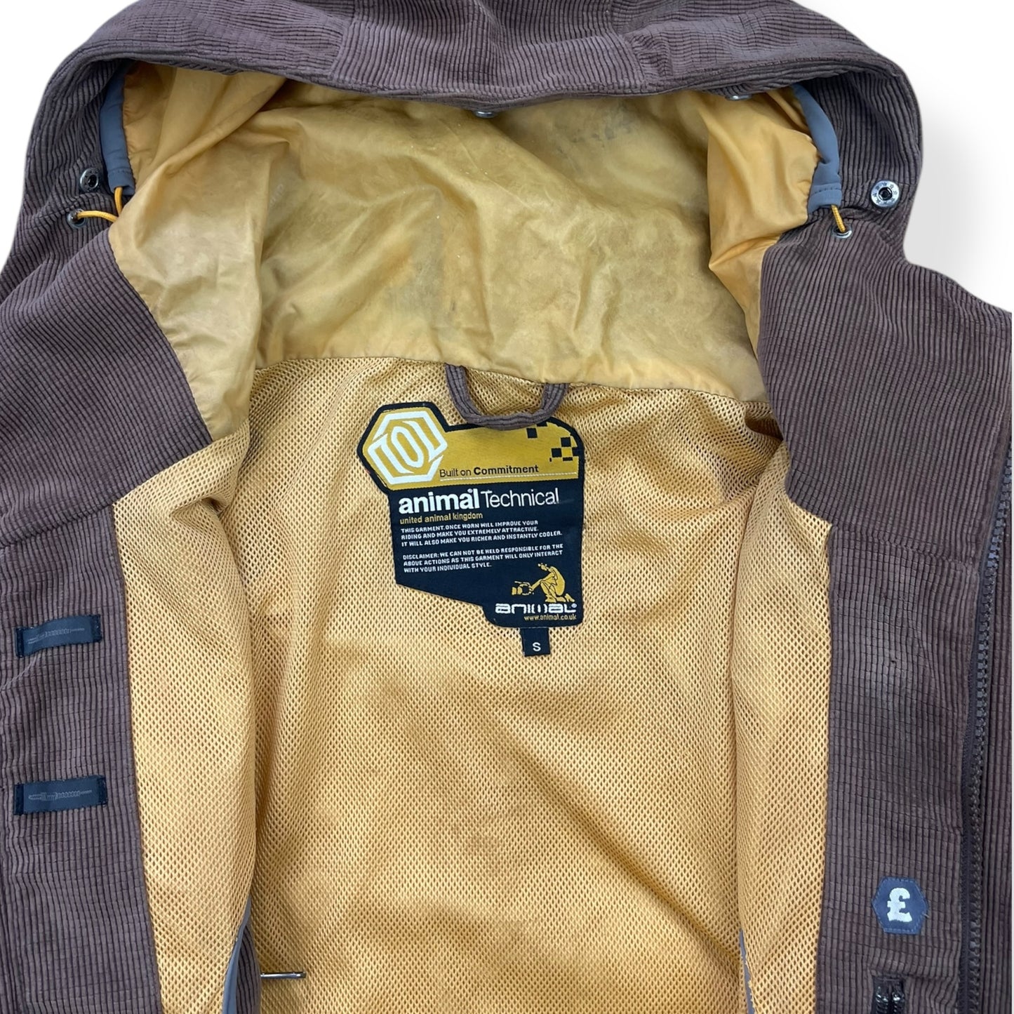 2008 Animal Corduroy Ski Jacket (L)