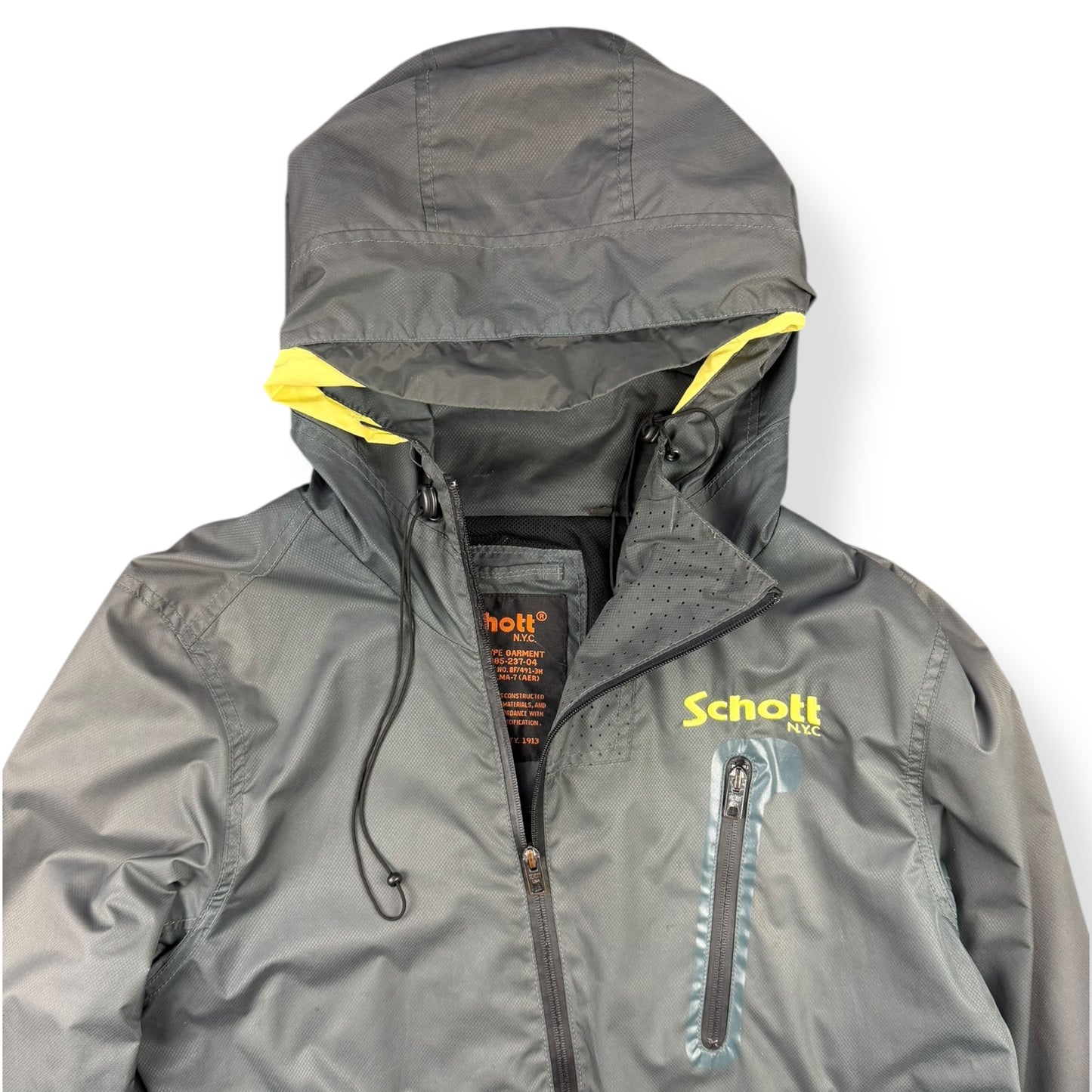 2000's Schott Asymmetric Zip Jacket (L)