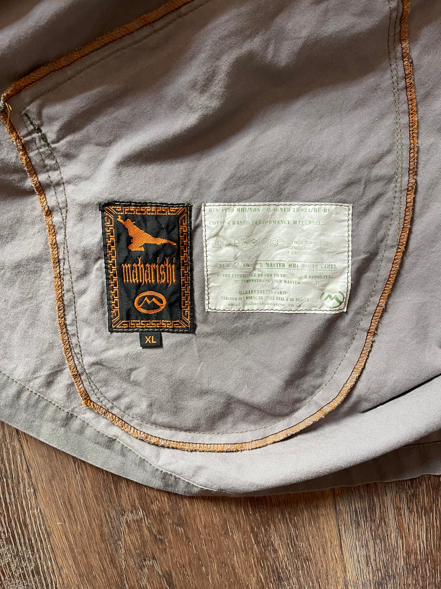 1999 Maharishi Lightweight Flap-Over Jacket (XL)