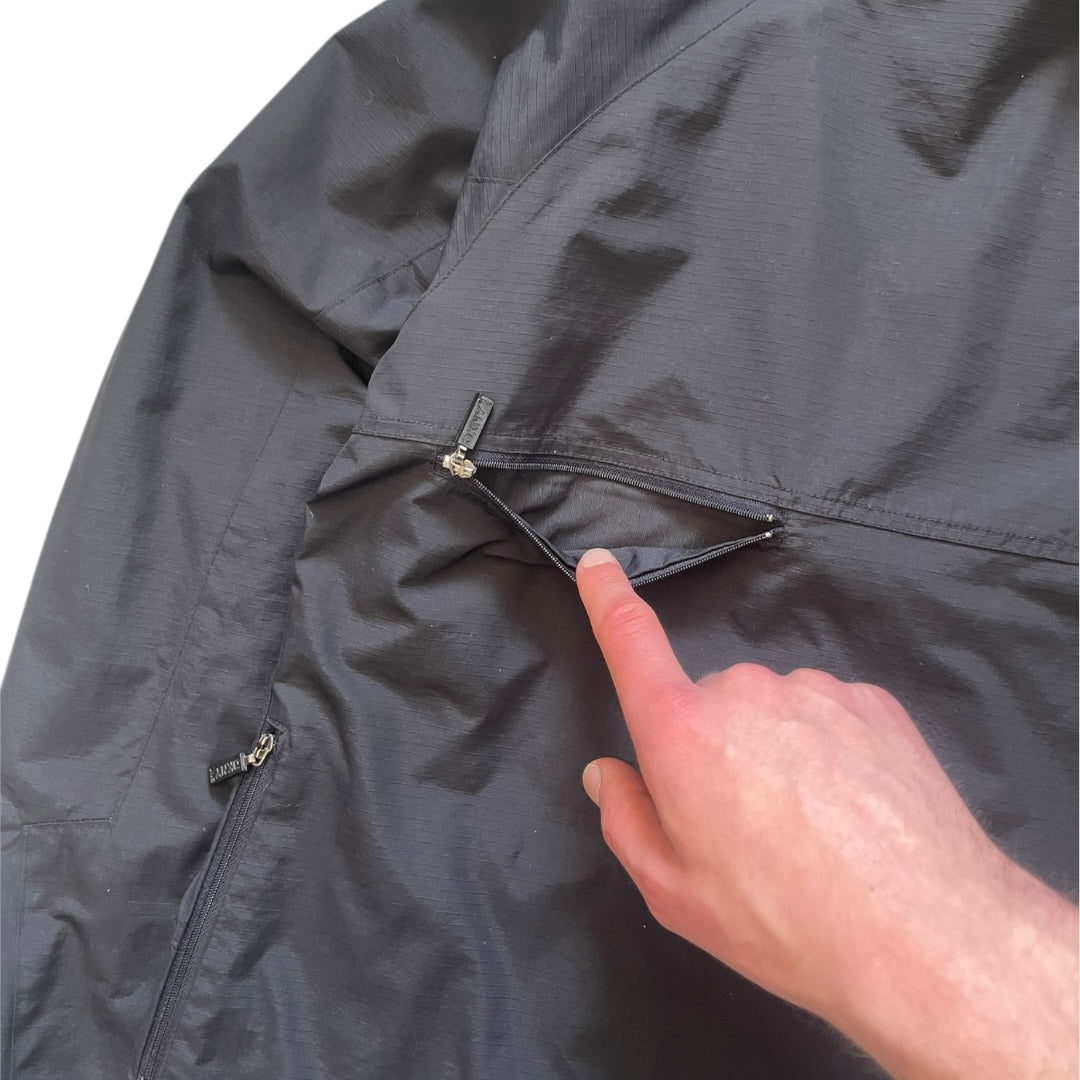 2000's DKNY Ripstop Asymmetric Zip Jacket (M)