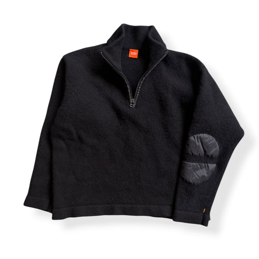 2000's Hugo Boss 'Orange' Padded Elbow 1/4 Zip (S)
