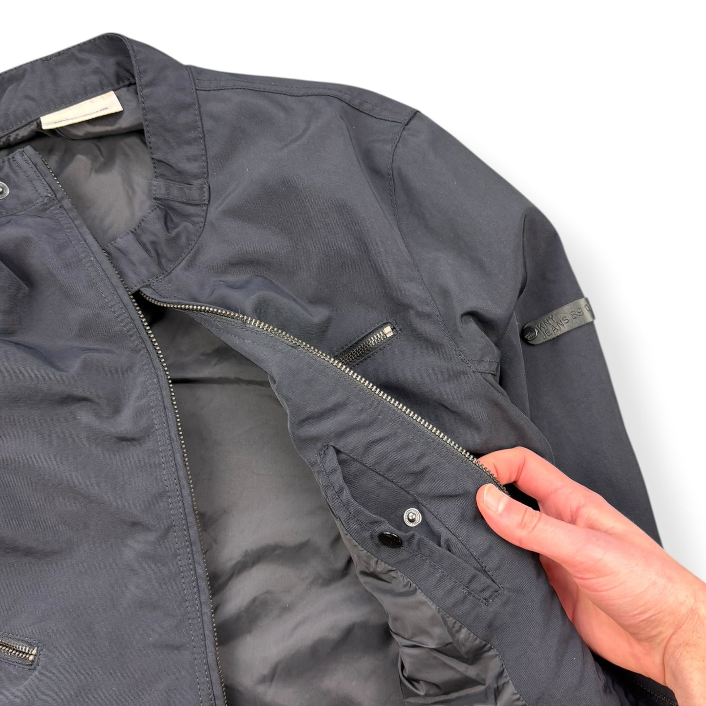2000's DKNY Multizip Moto Jacket (L)