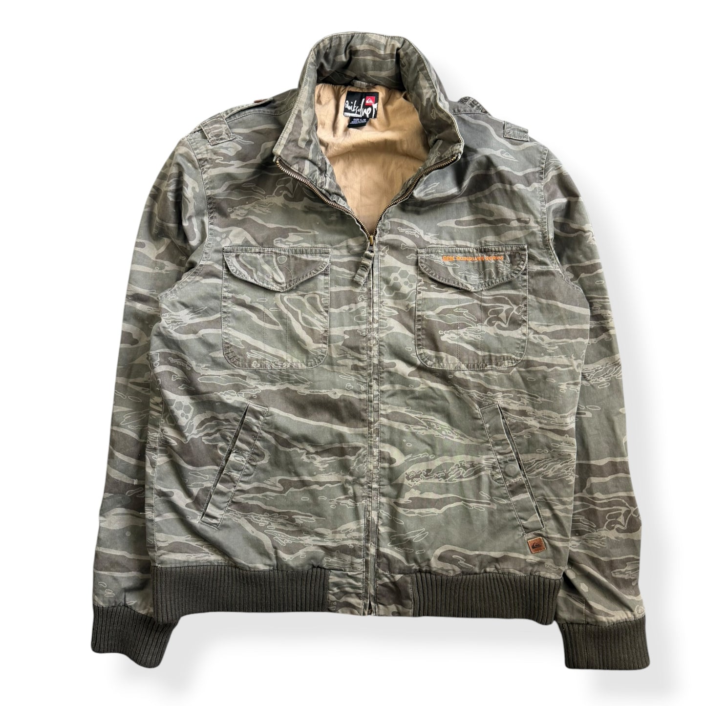 2000's Quiksilver DPM Series Camouflage Jacket (L)