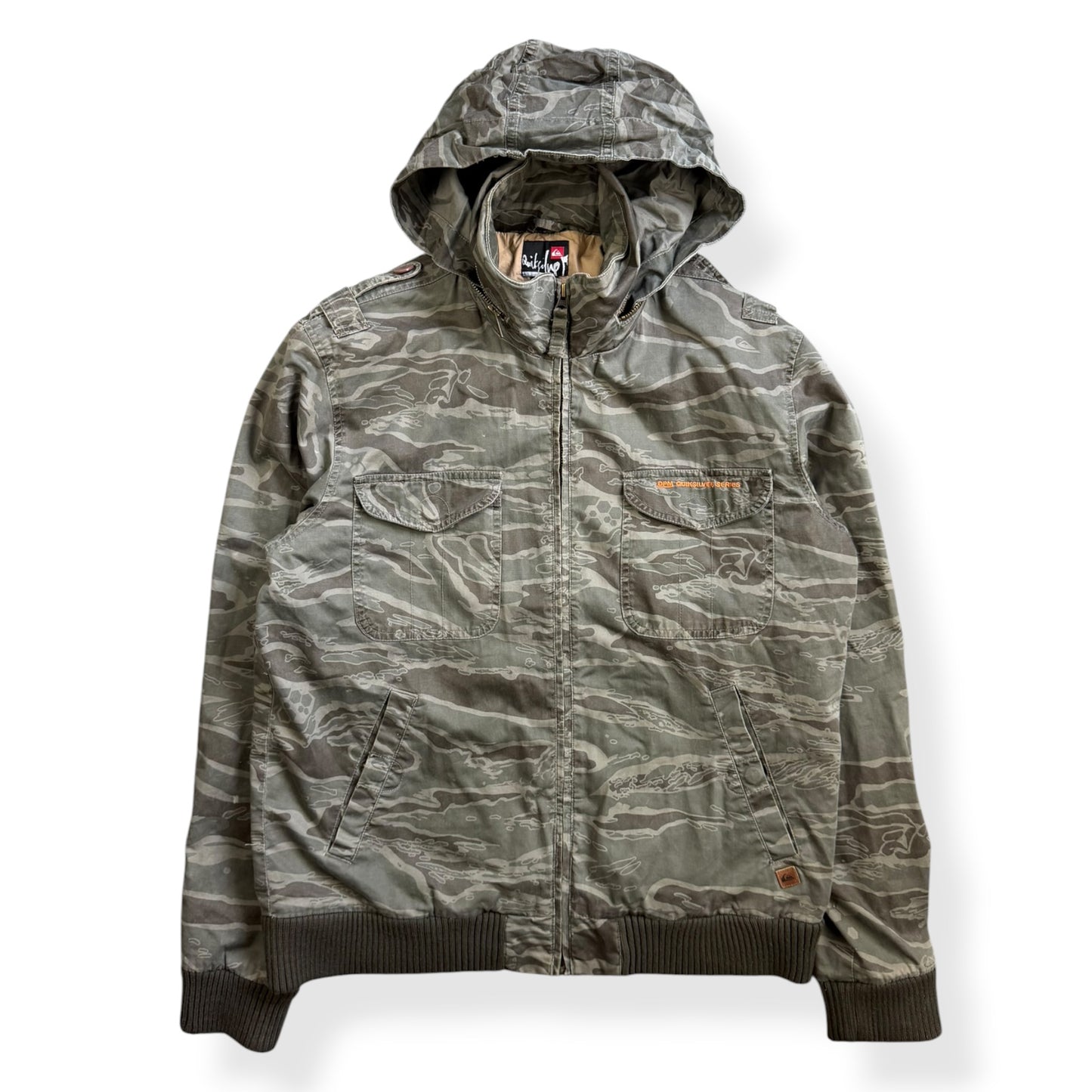 2000's Quiksilver DPM Series Camouflage Jacket (L)