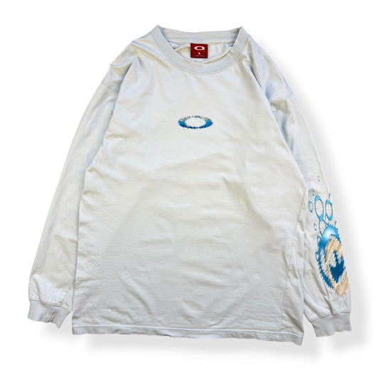 2000's Oakley 'Static O' Long Sleeve T-Shirt (L)