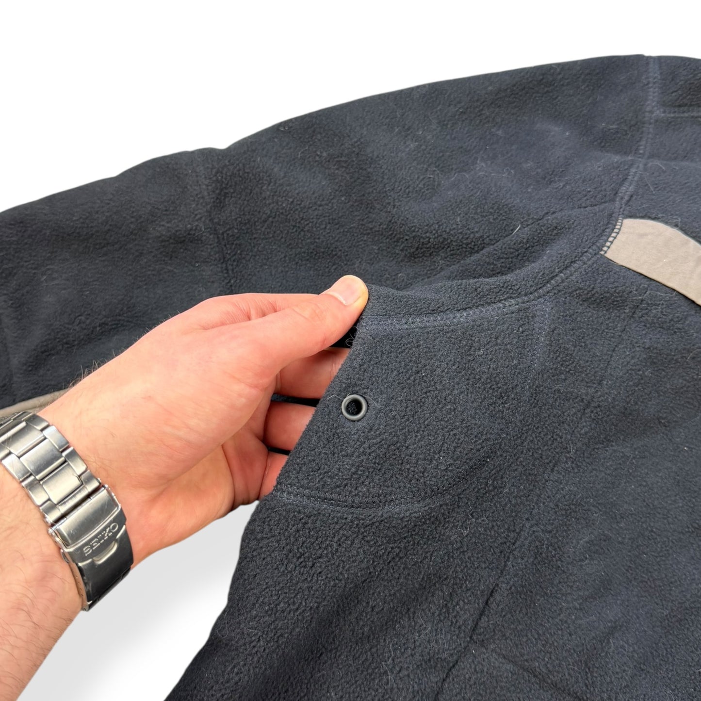 2000's Tommy Hilfiger Panelled Fleece Jacket (L)