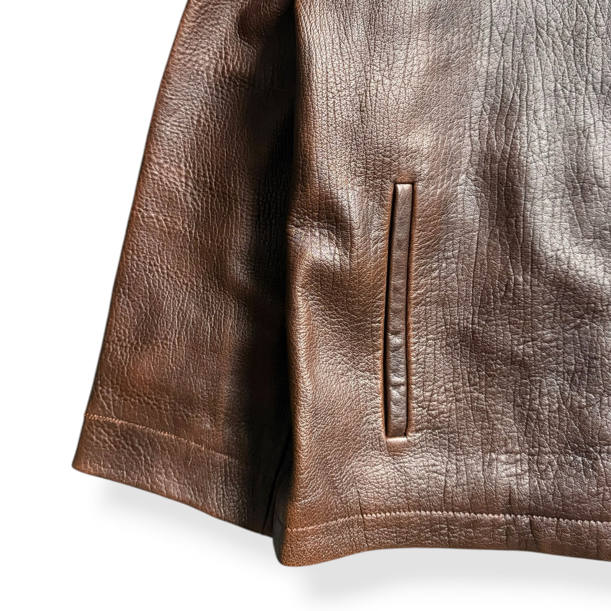 2000's DKNY Jeans Leather Jacket (L)