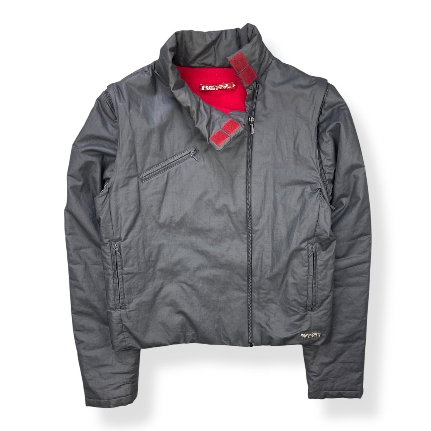 2000's Quiksilver Roxy Convertible Asymmetric Zip Jacket (S)