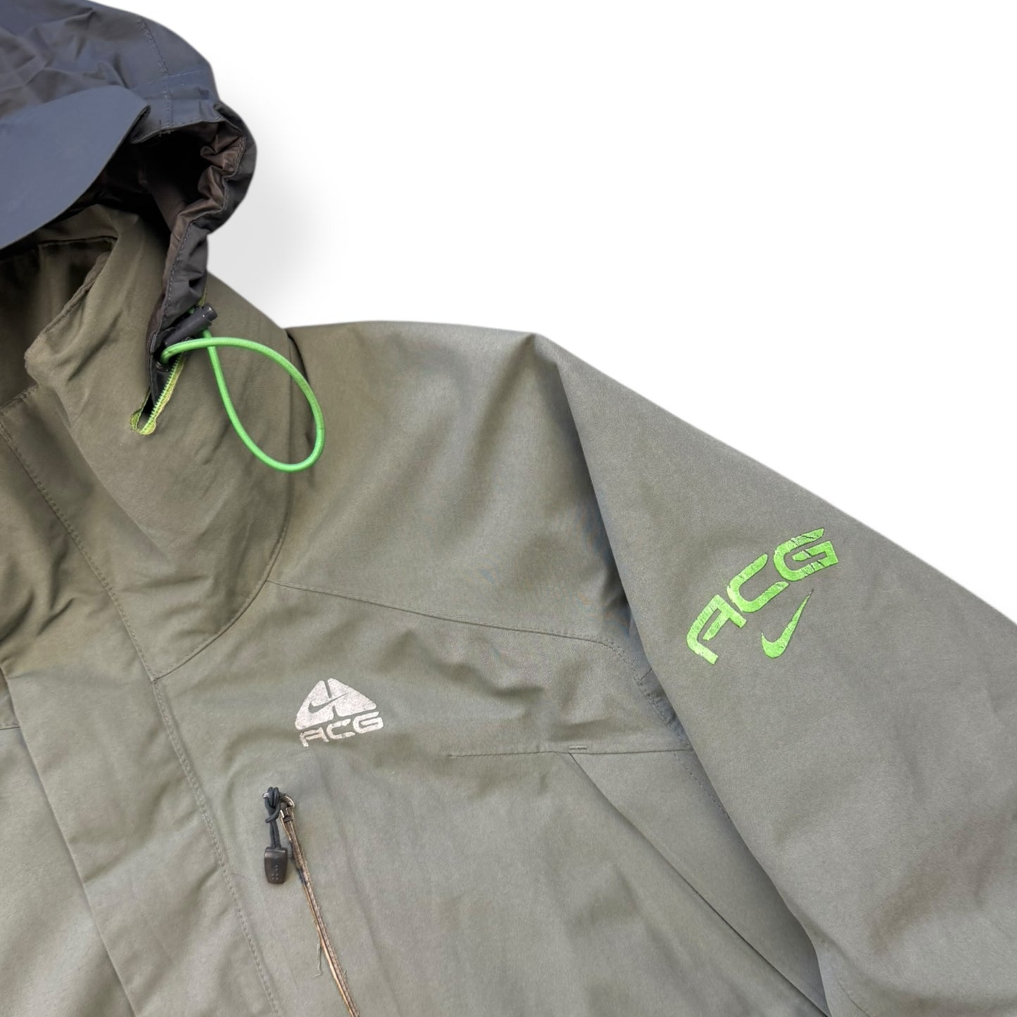 2000's Nike ACG Green GoreTex Multipocket Jacket (M)