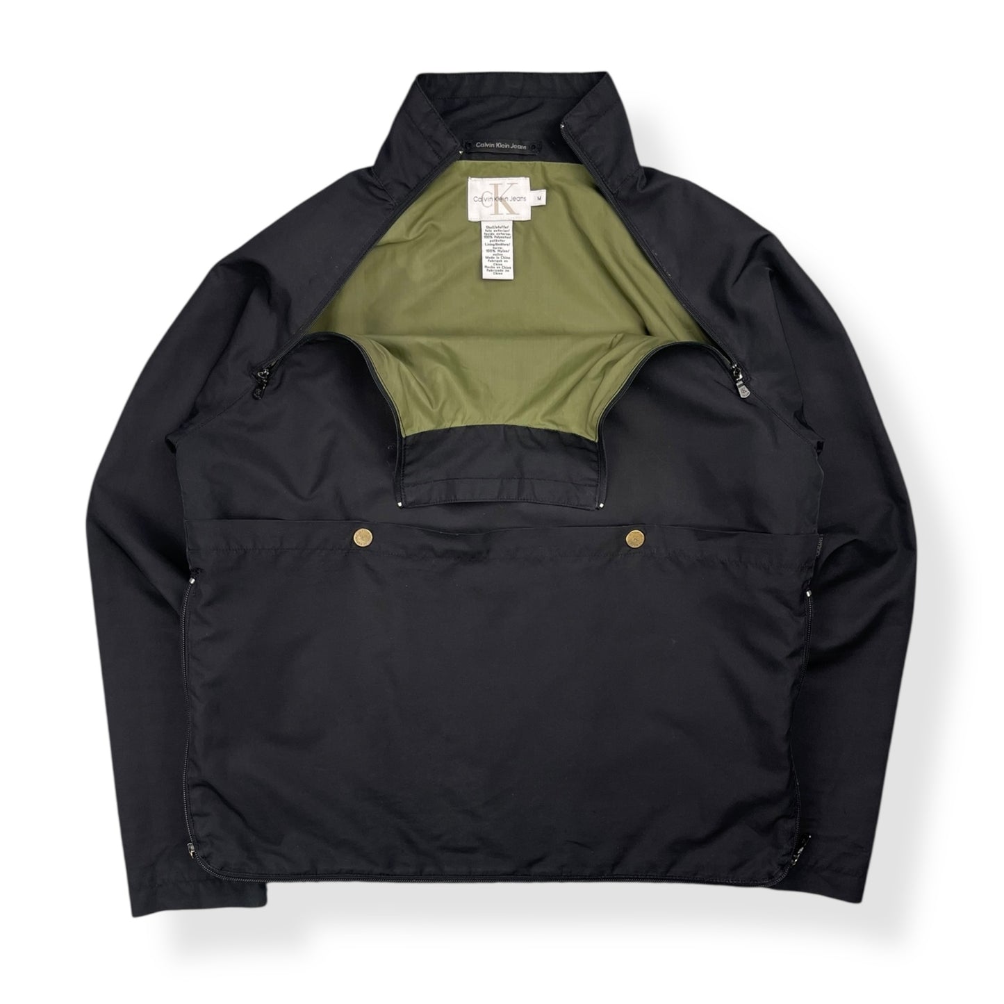 2000's Calvin Klein Dual Zip Convertible Jacket (S)