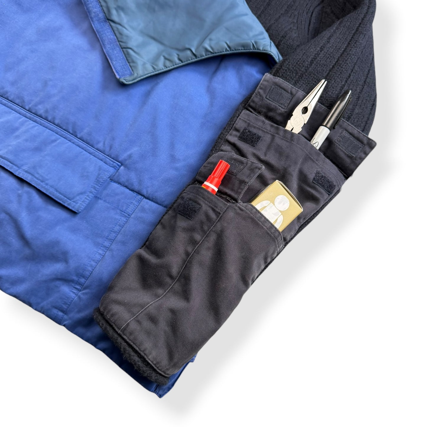 2000's French Connection Cargo Pocket Knit 1/4 Zip (S)