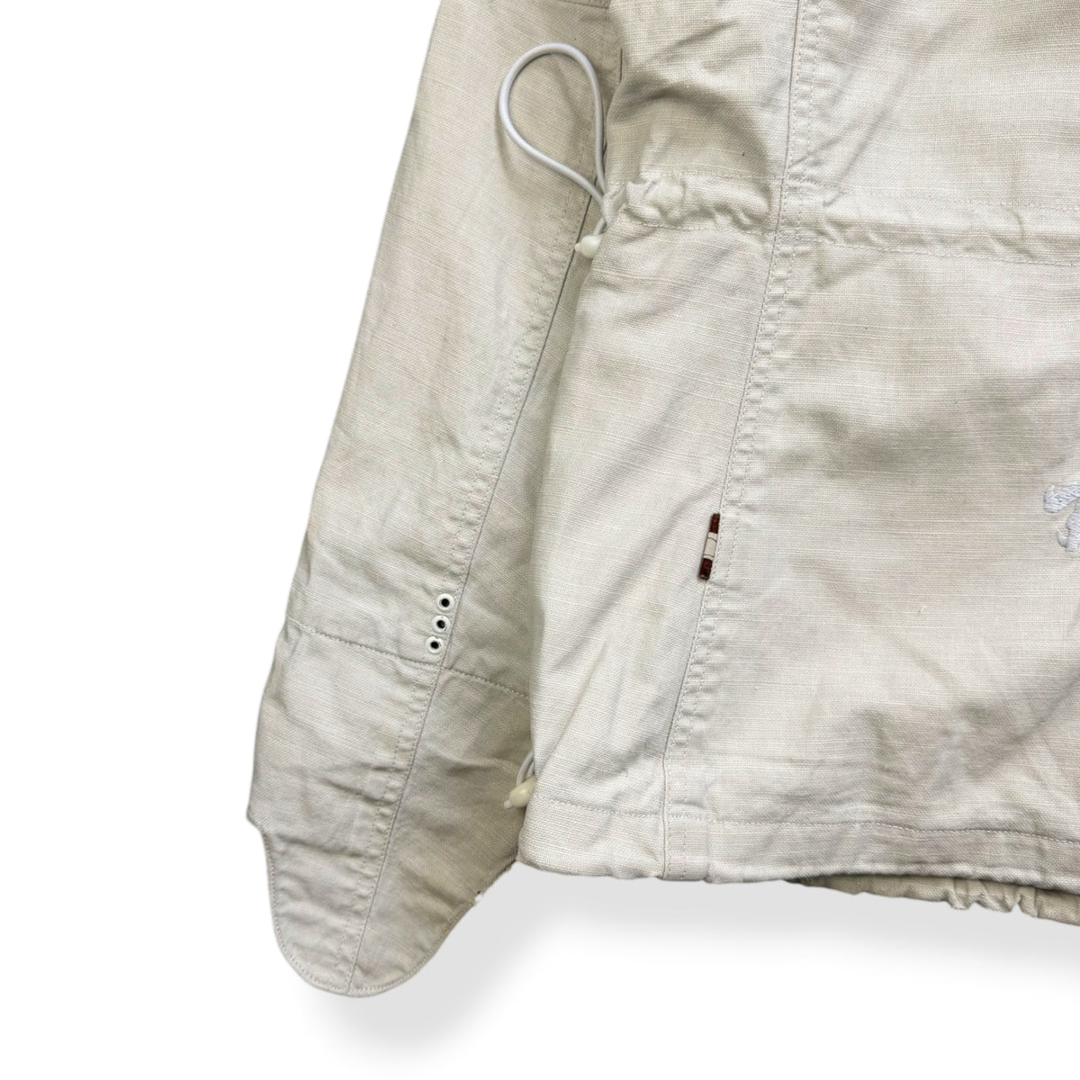 2000's Maharishi Waxed Linen Embroidered Jacket (L)
